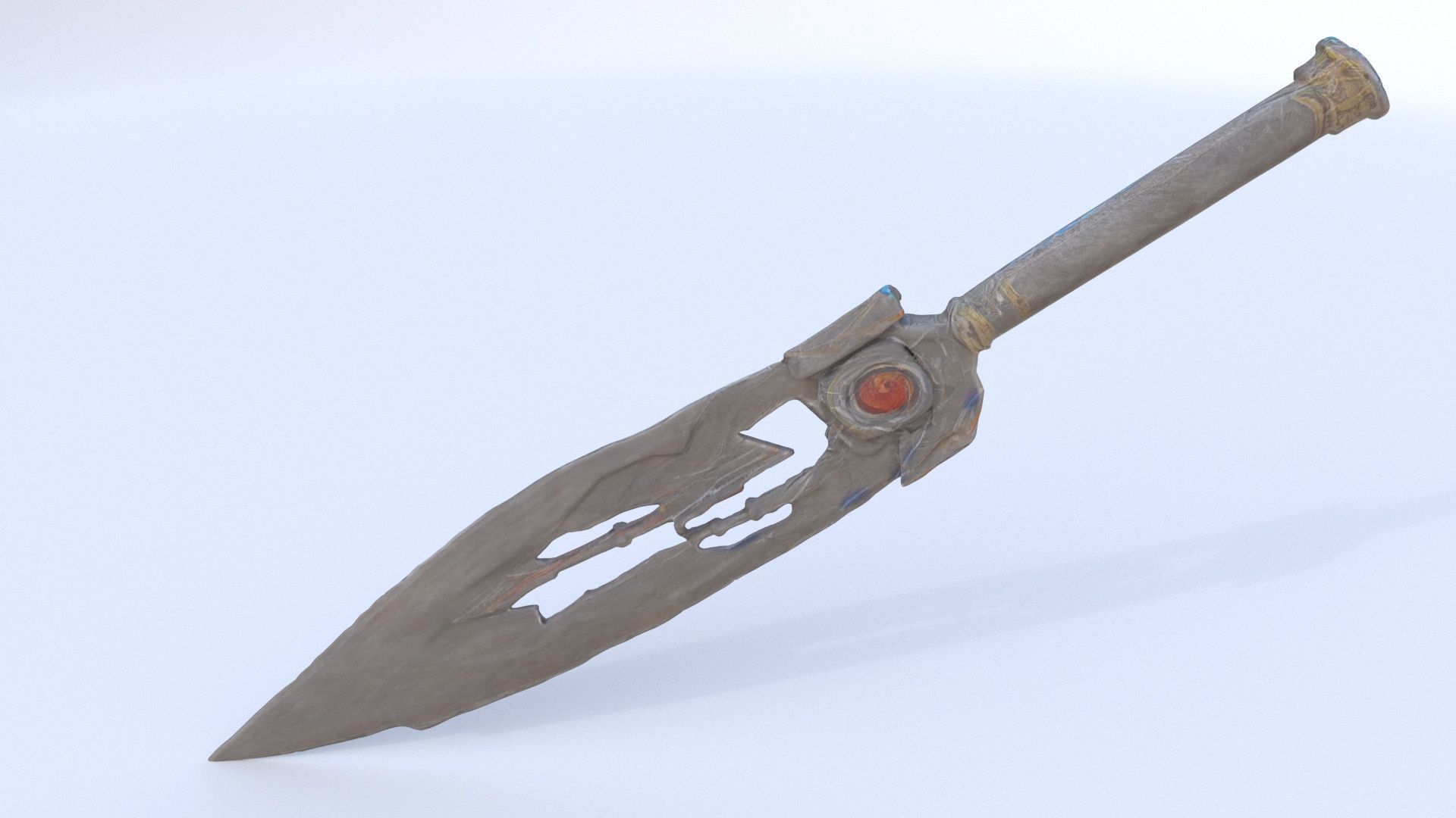 Quantum Dagger 3D model_4