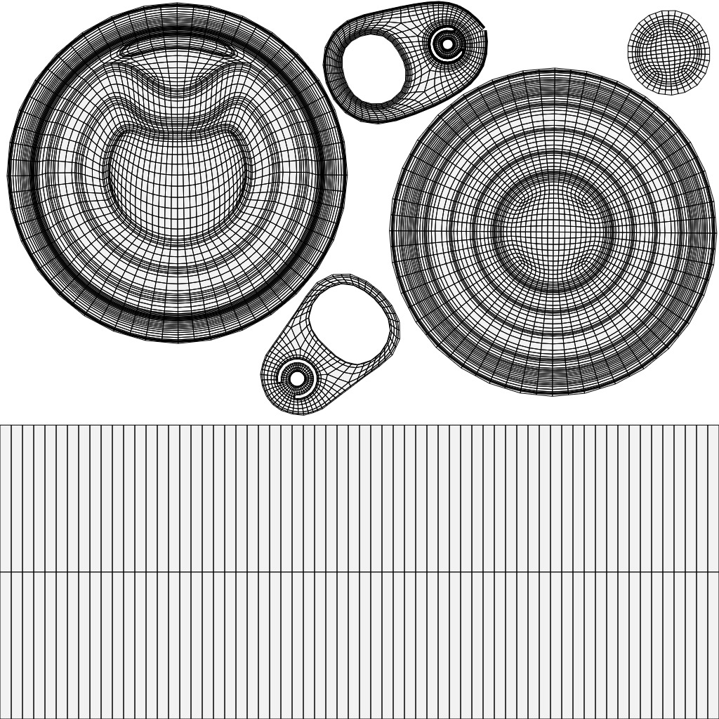 Old Canned Food 03 3D model_12