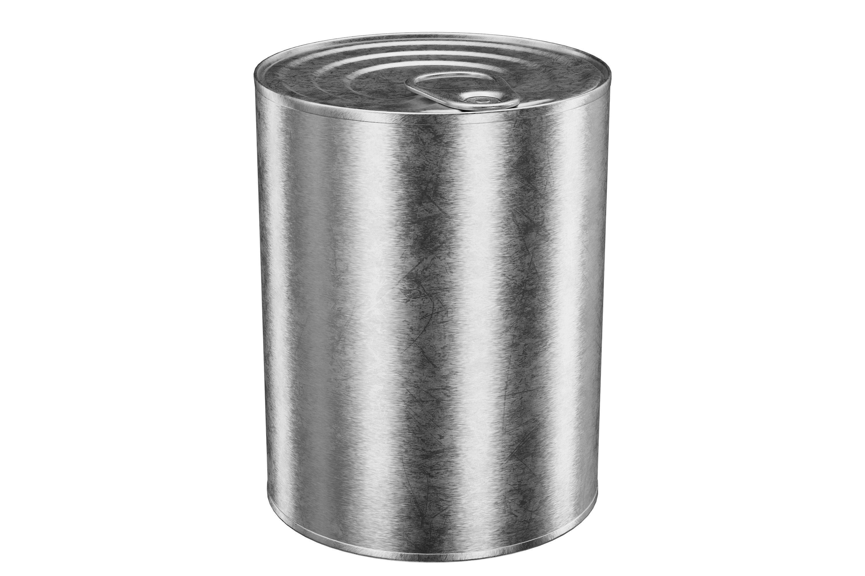 Old Canned Food 03 3D model_5