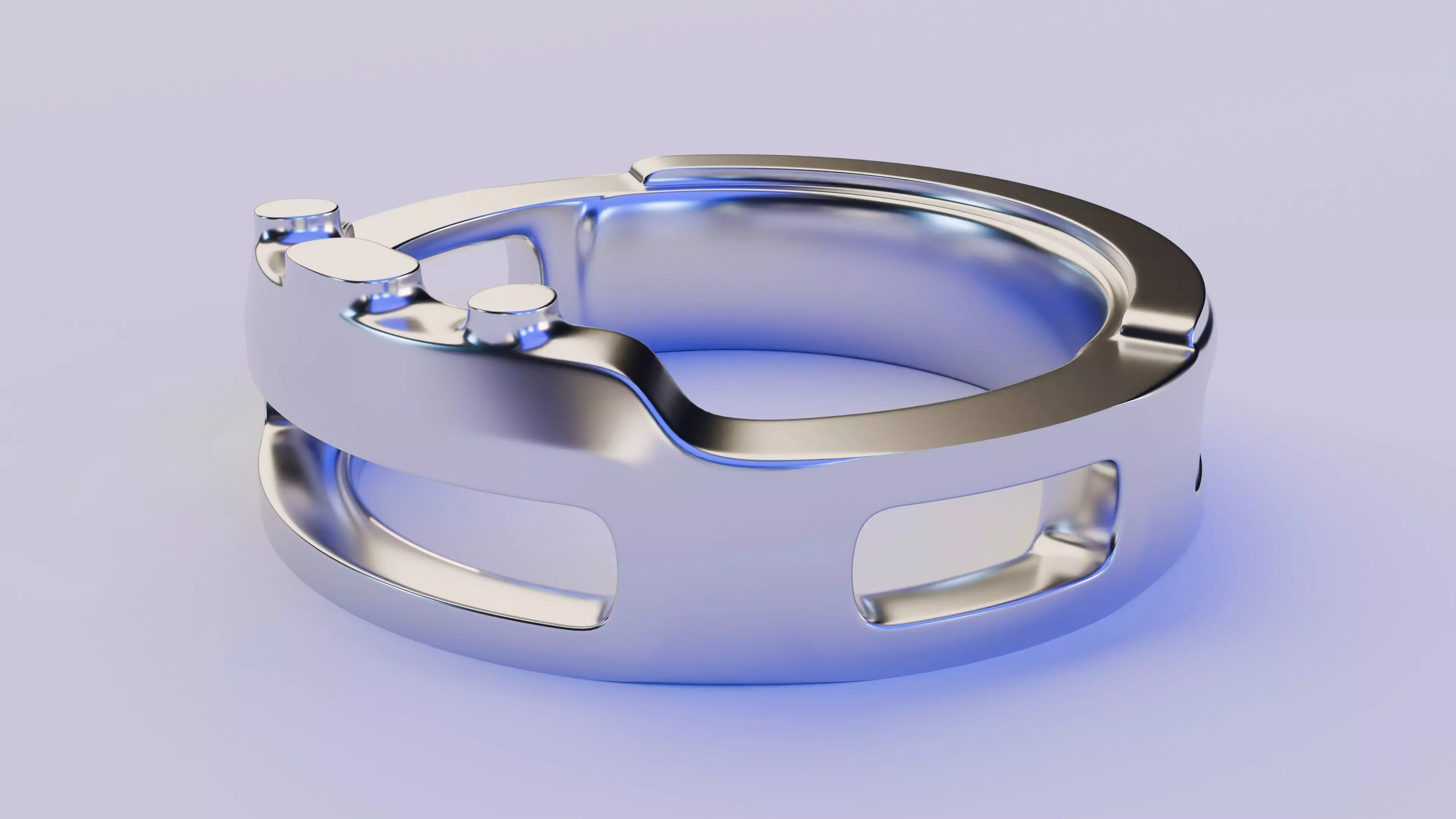 ring k 3D print model_0