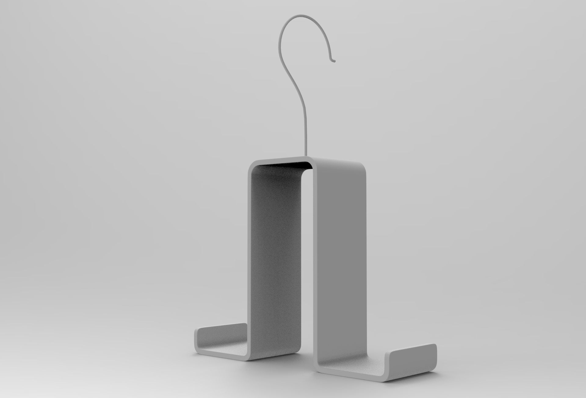 Aje Coat Hanger Low-poly 3D model_8