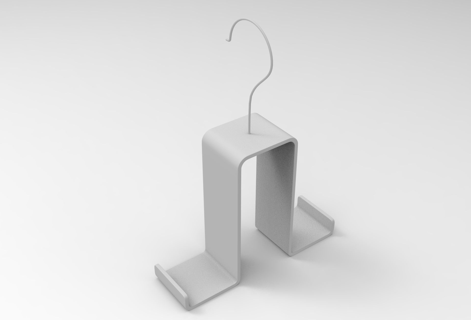 Aje Coat Hanger Low-poly 3D model_7