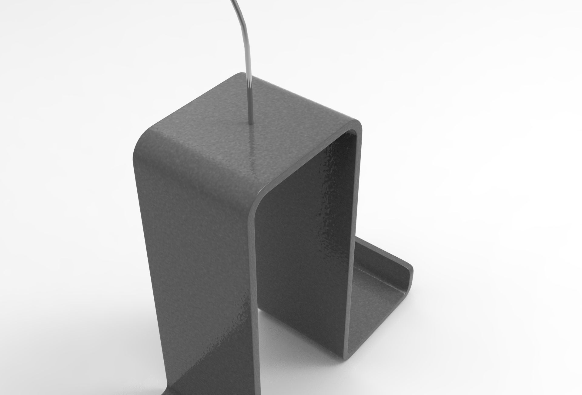 Aje Coat Hanger Low-poly 3D model_2