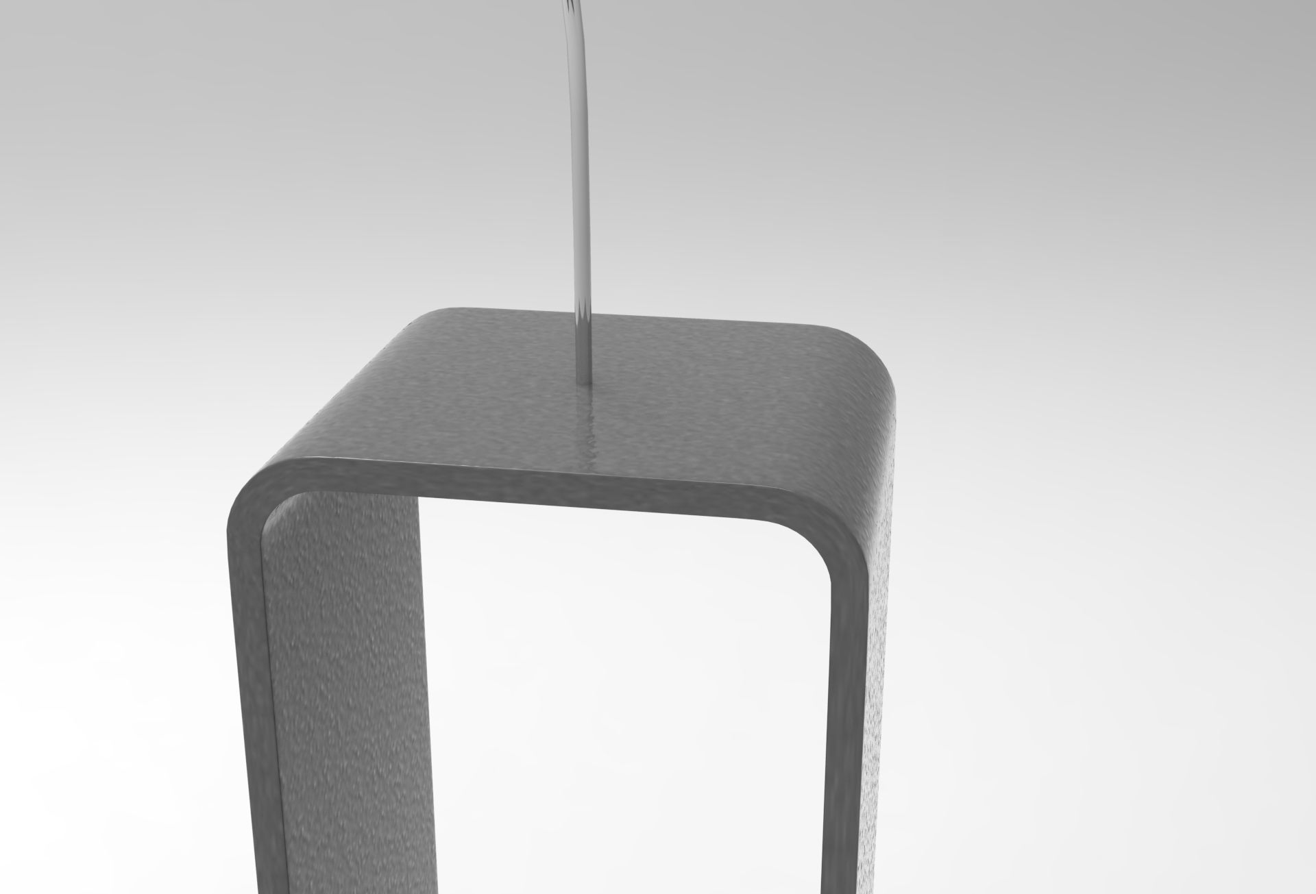 Aje Coat Hanger Low-poly 3D model_3