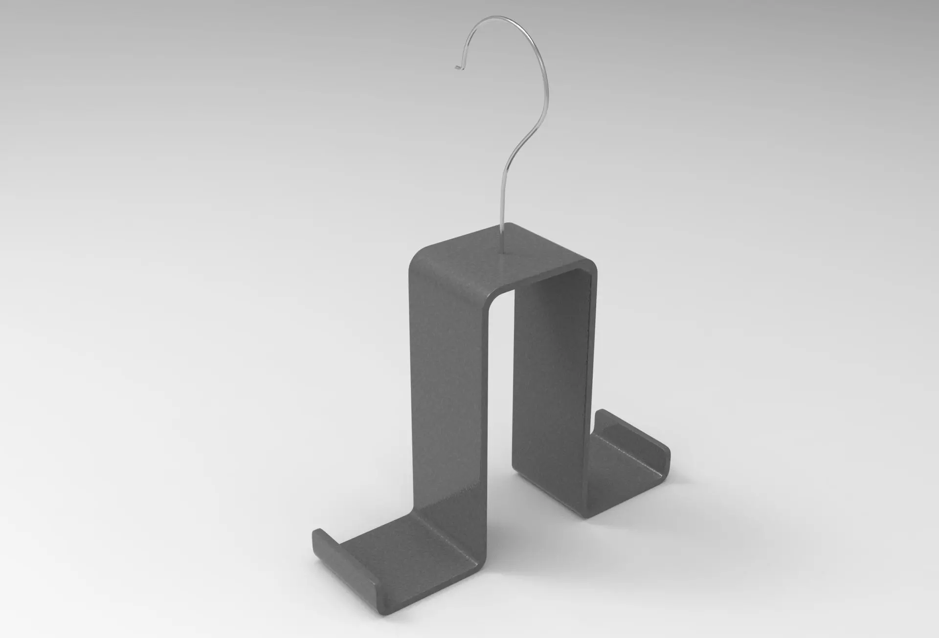 Aje Coat Hanger Low-poly 3D model_0
