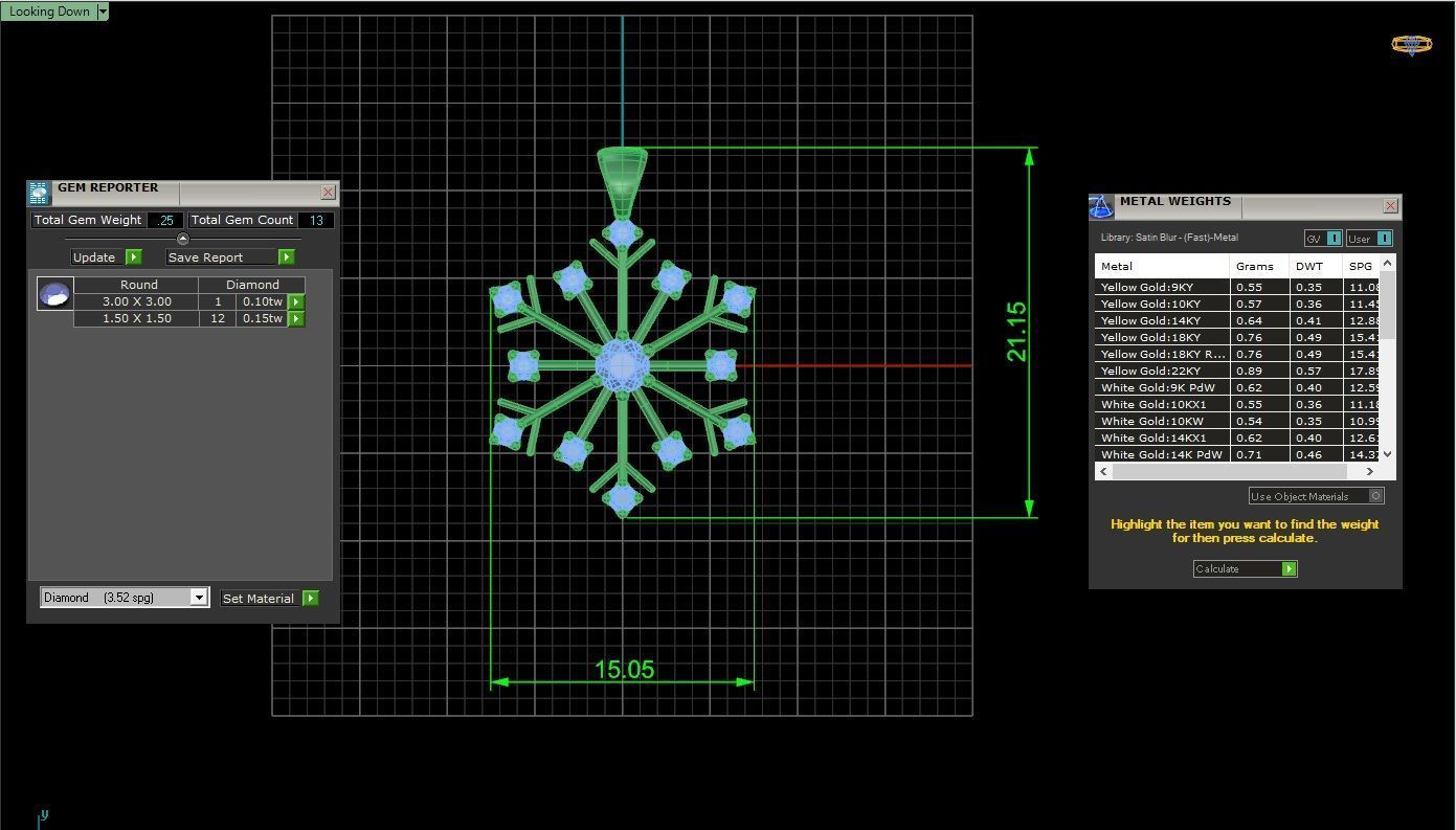 Snowflak Necklace 3D print model_4