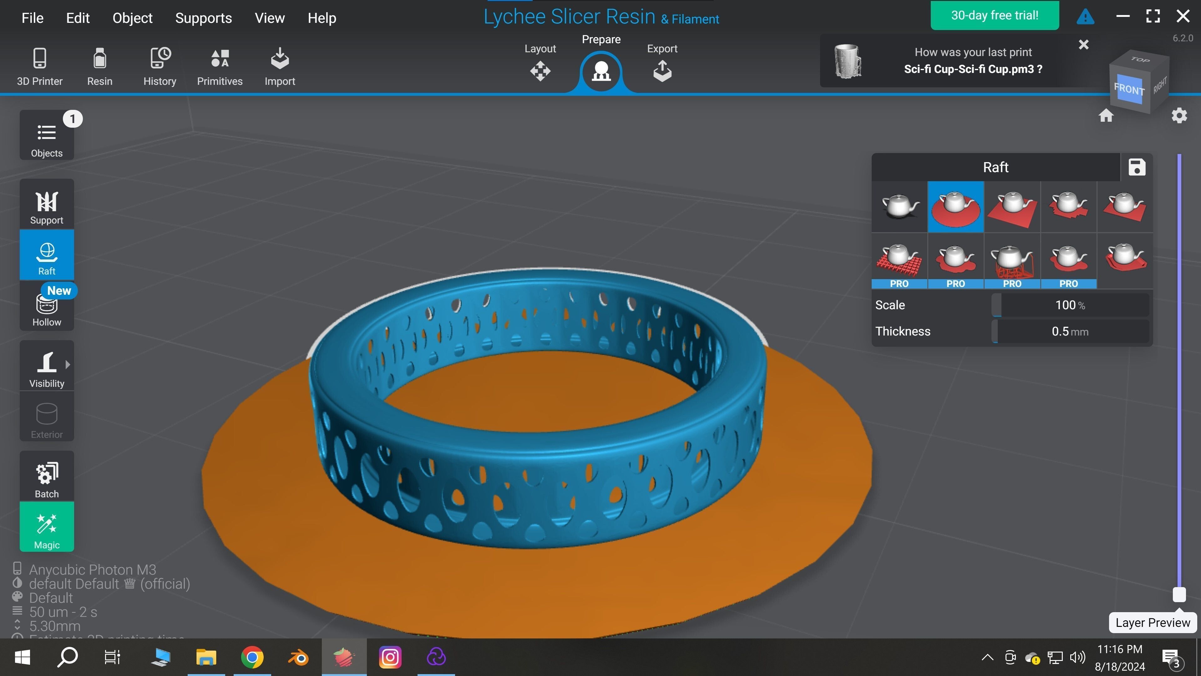 element ring 3D print model_4