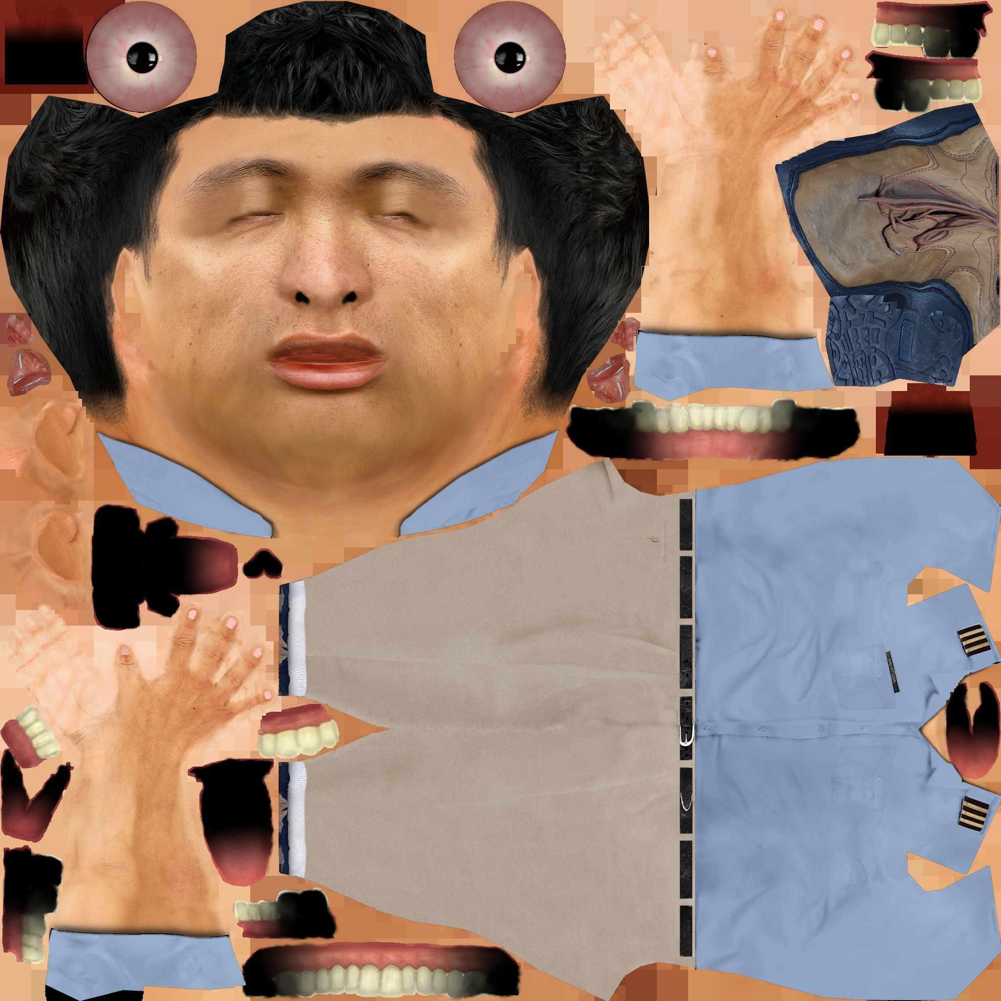 Playable Character Low-poly 3D model_6