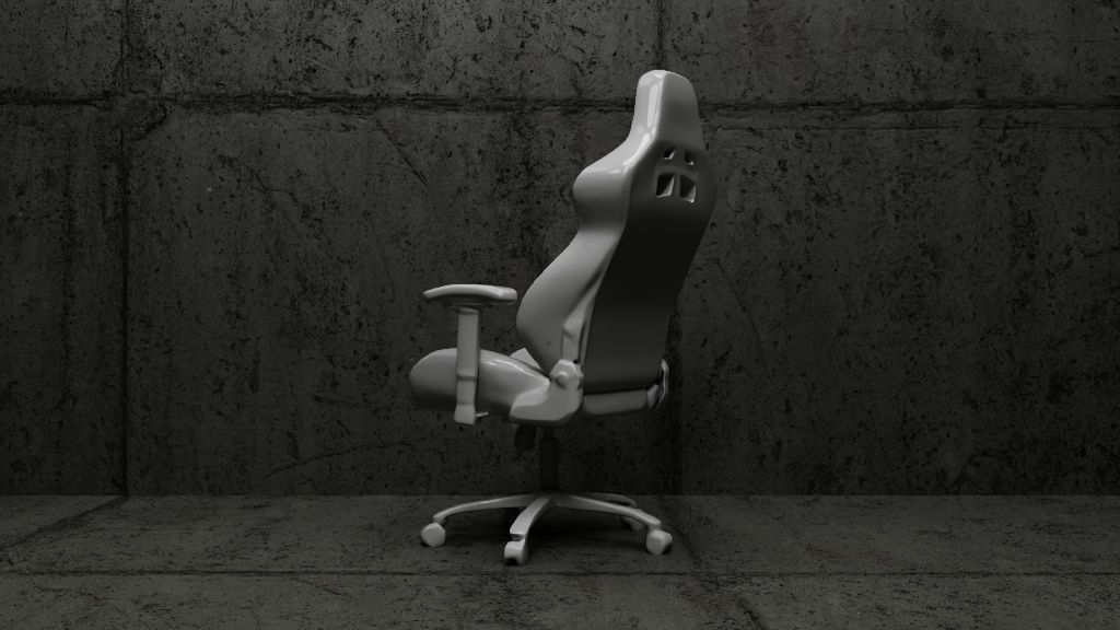 Gaming Chair 3D model_2