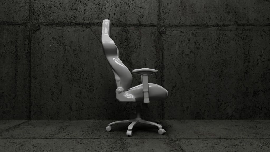 Gaming Chair 3D model_3