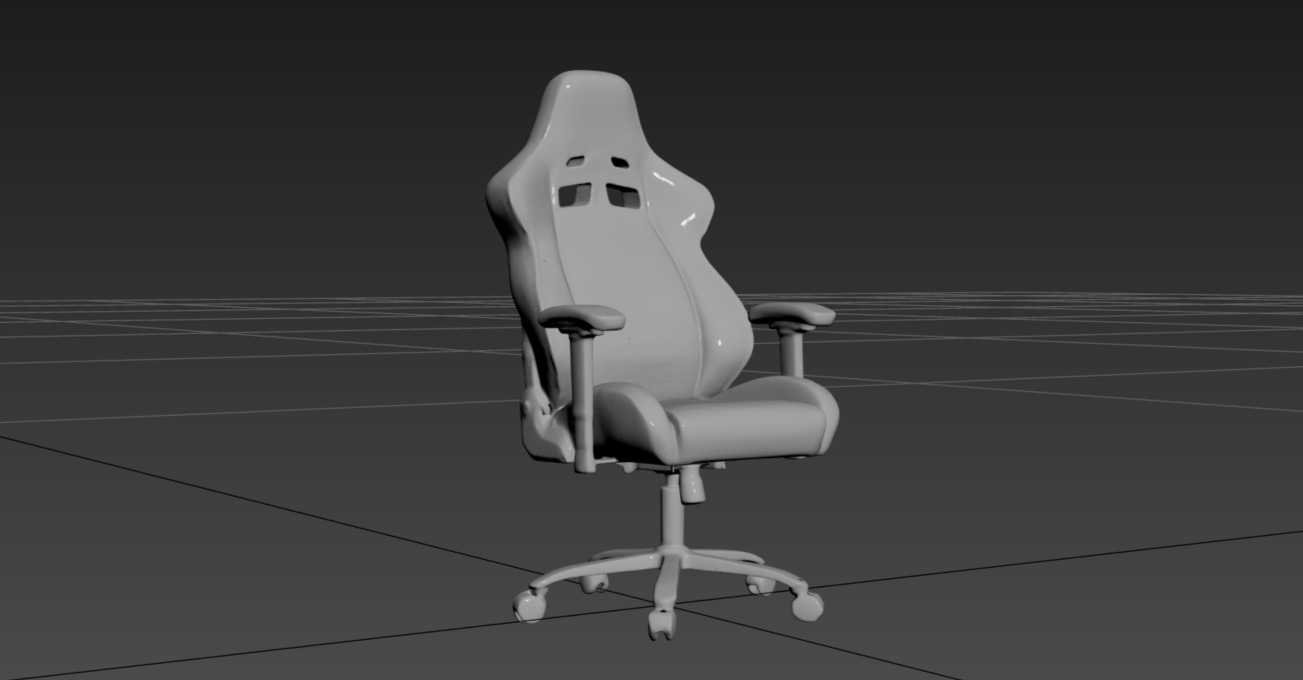 Gaming Chair 3D model_4