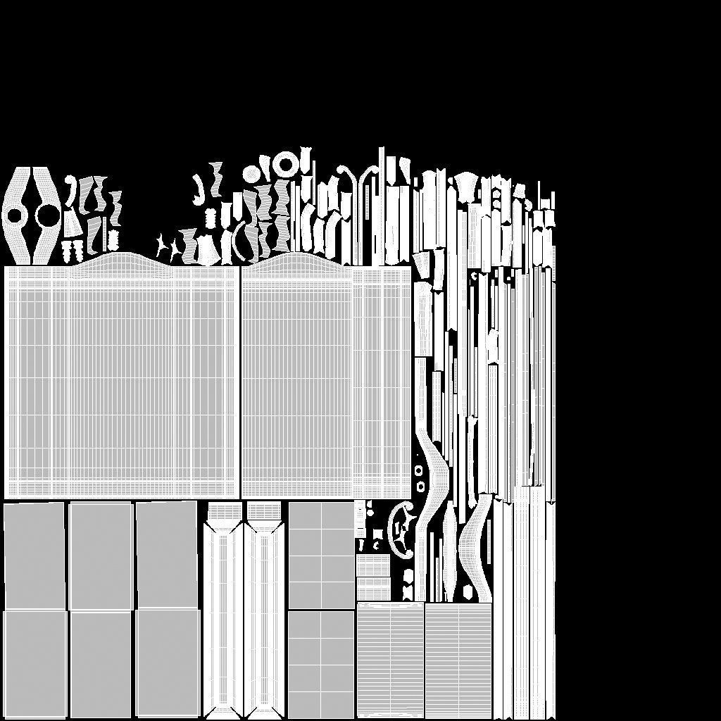 Showcase in classic style 750 3D model_11