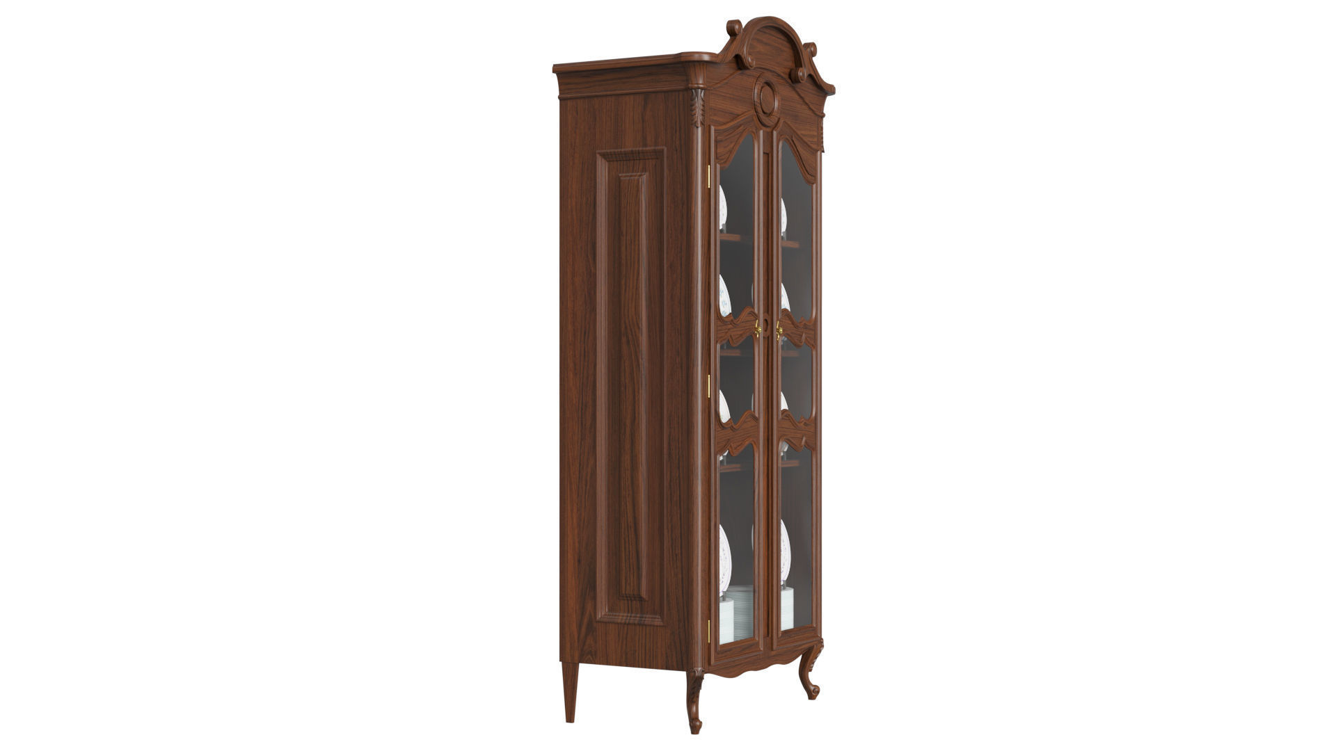 Showcase in classic style 750 3D model_5