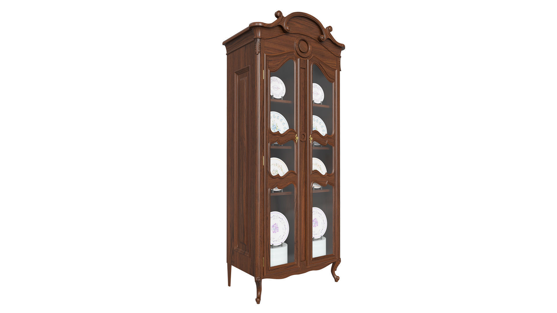 Showcase in classic style 750 3D model_7