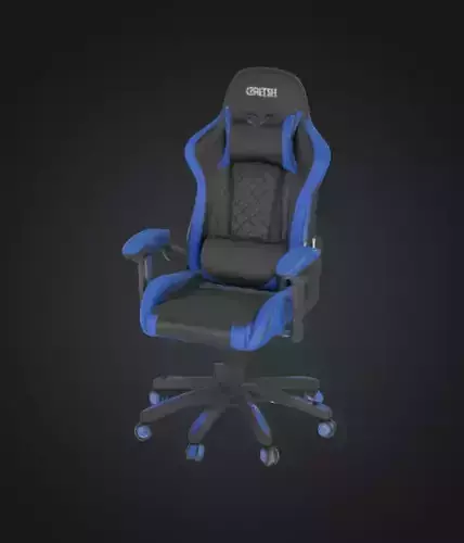 gamer chair blue