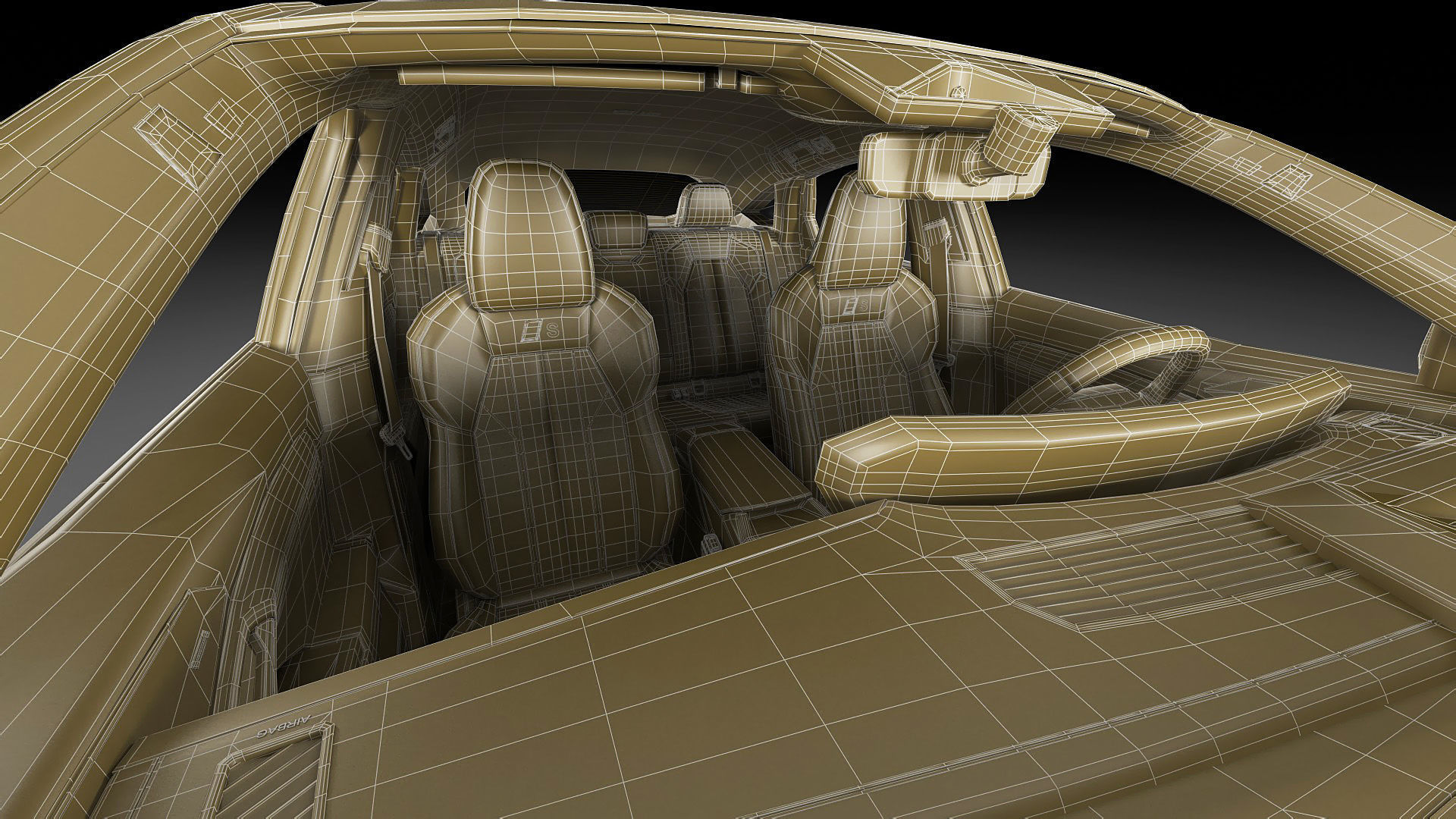 Audi Q6 Sportback  e-tron 2025 3D model_39