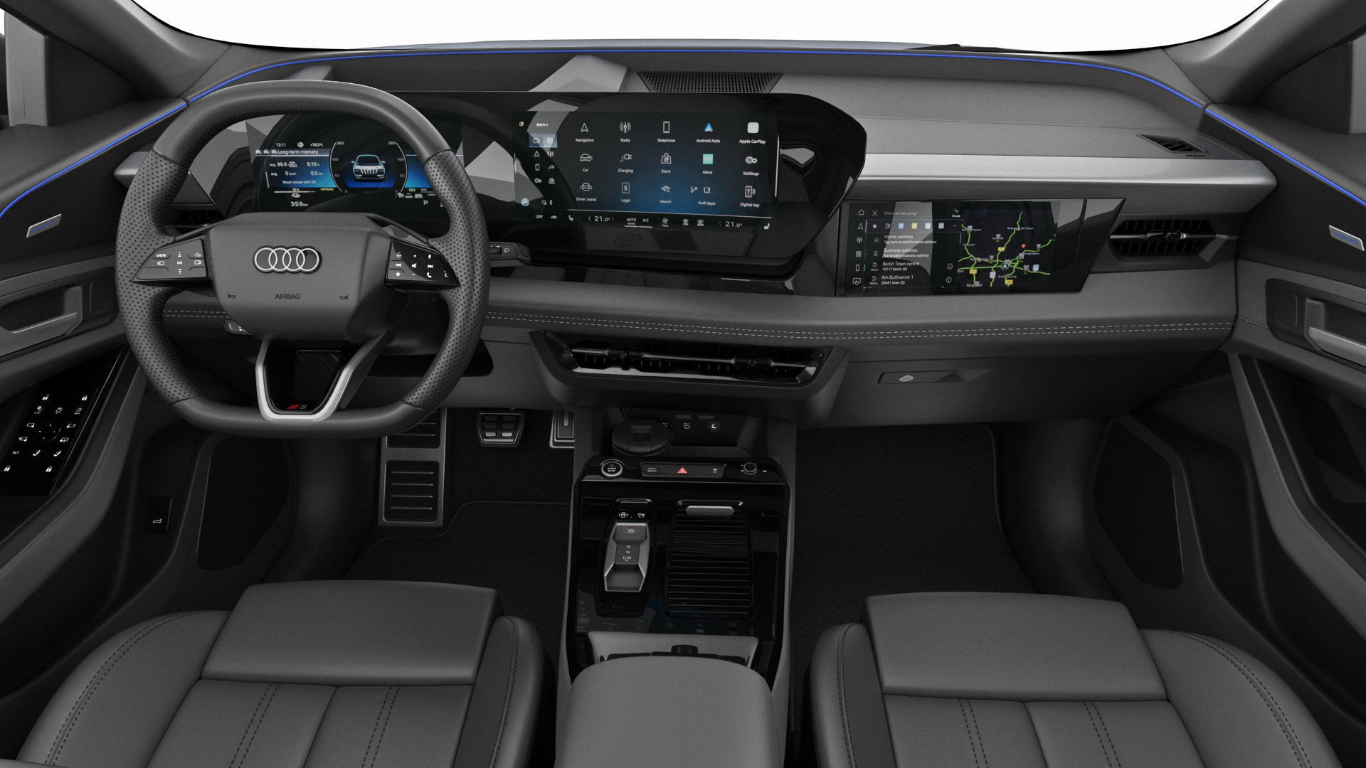 Audi Q6 Sportback  e-tron 2025 3D model_22