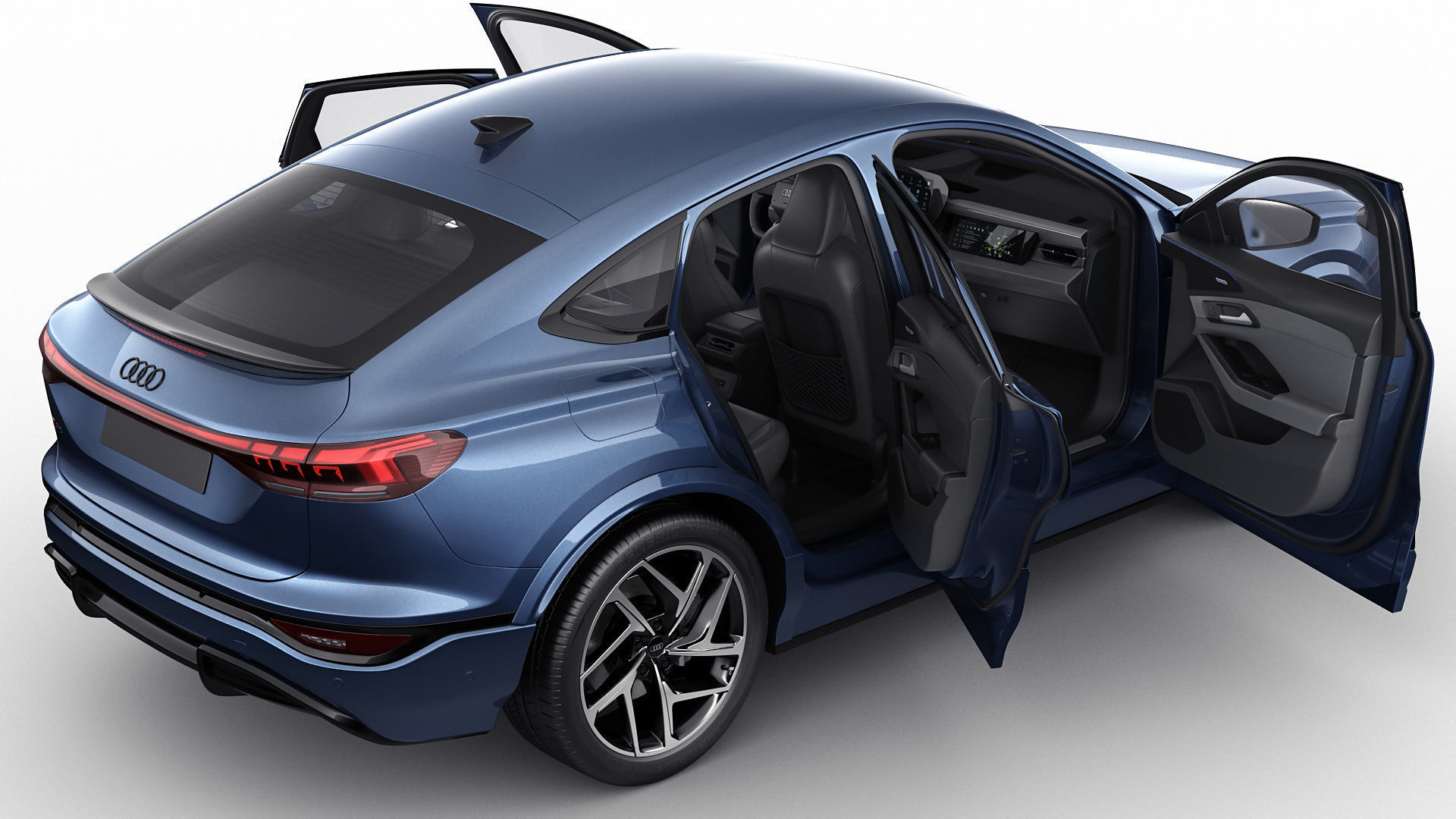 Audi Q6 Sportback  e-tron 2025 3D model_19