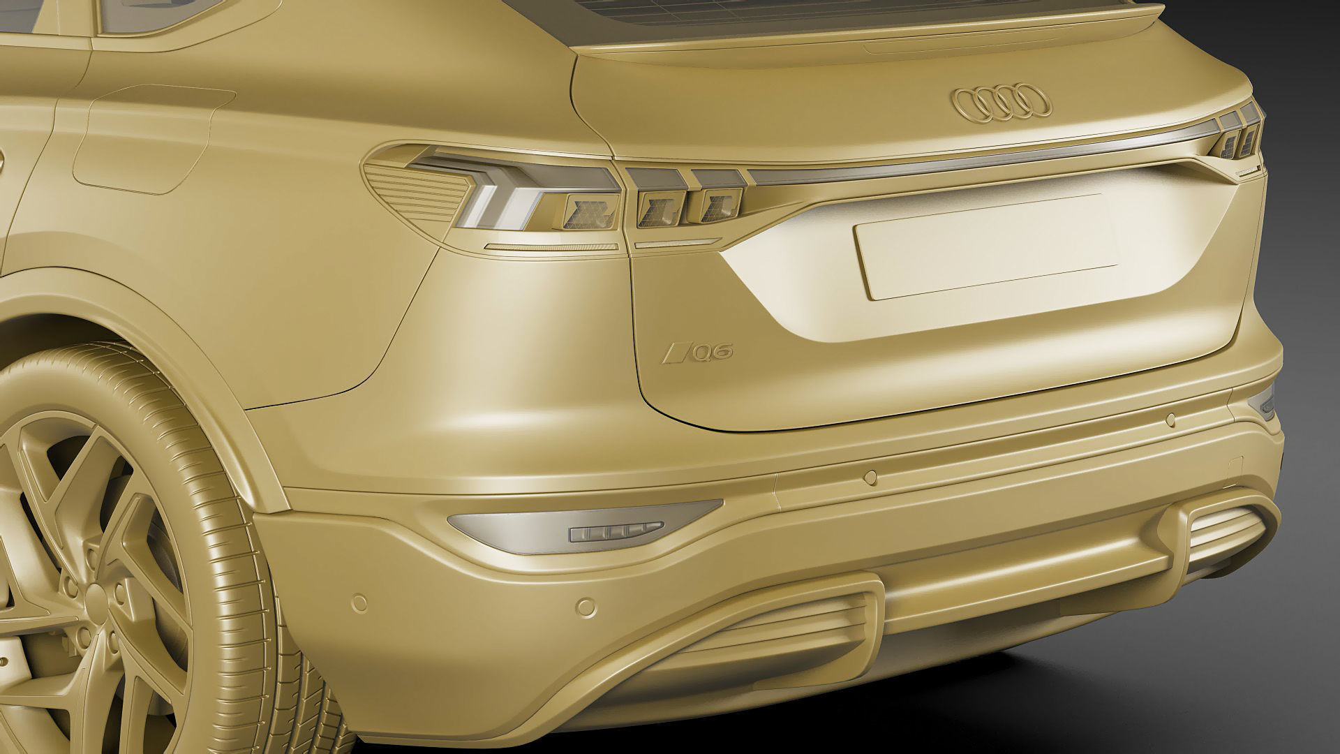 Audi Q6 Sportback  e-tron 2025 3D model_32