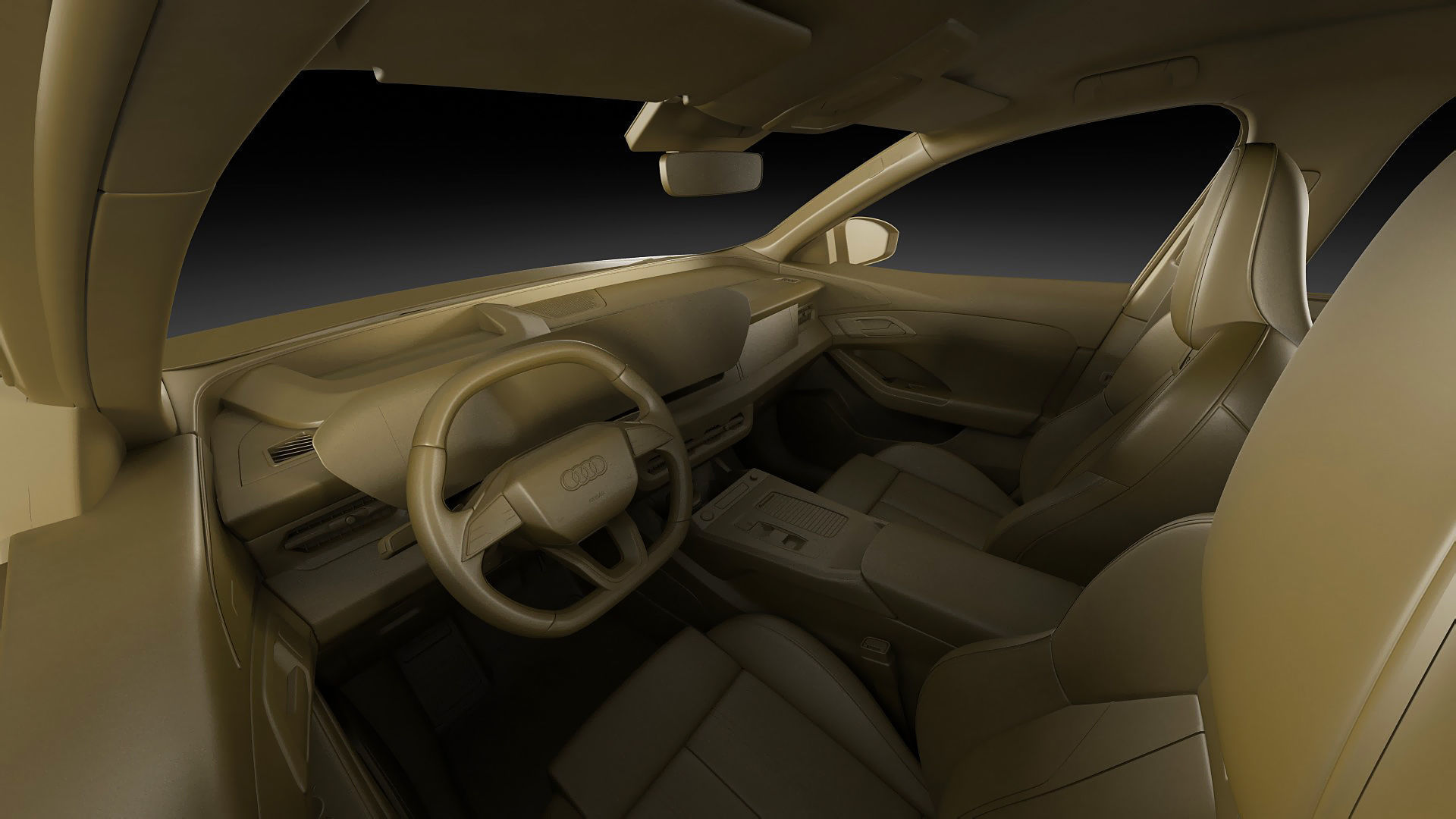 Audi Q6 Sportback  e-tron 2025 3D model_33