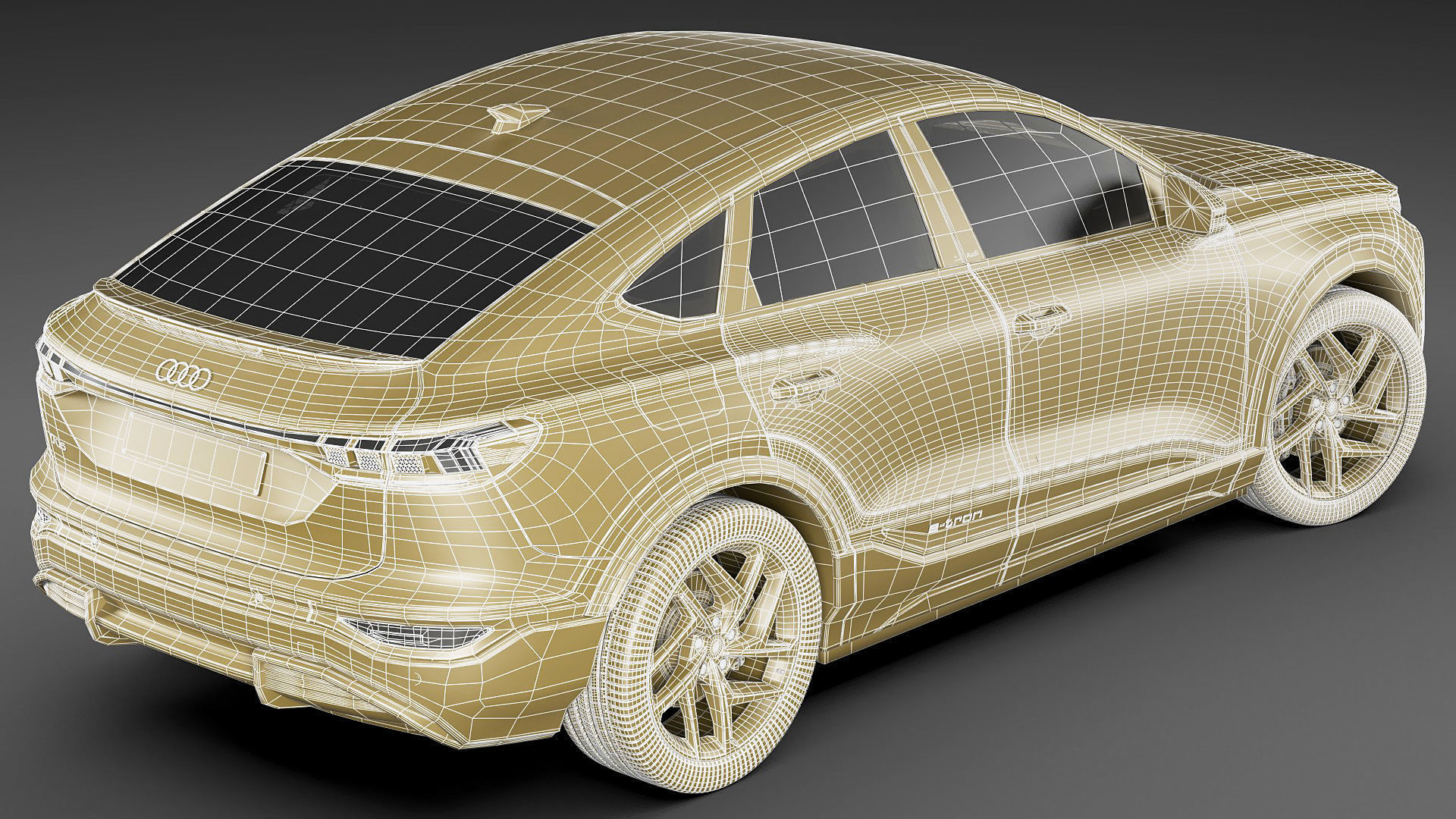 Audi Q6 Sportback  e-tron 2025 3D model_37