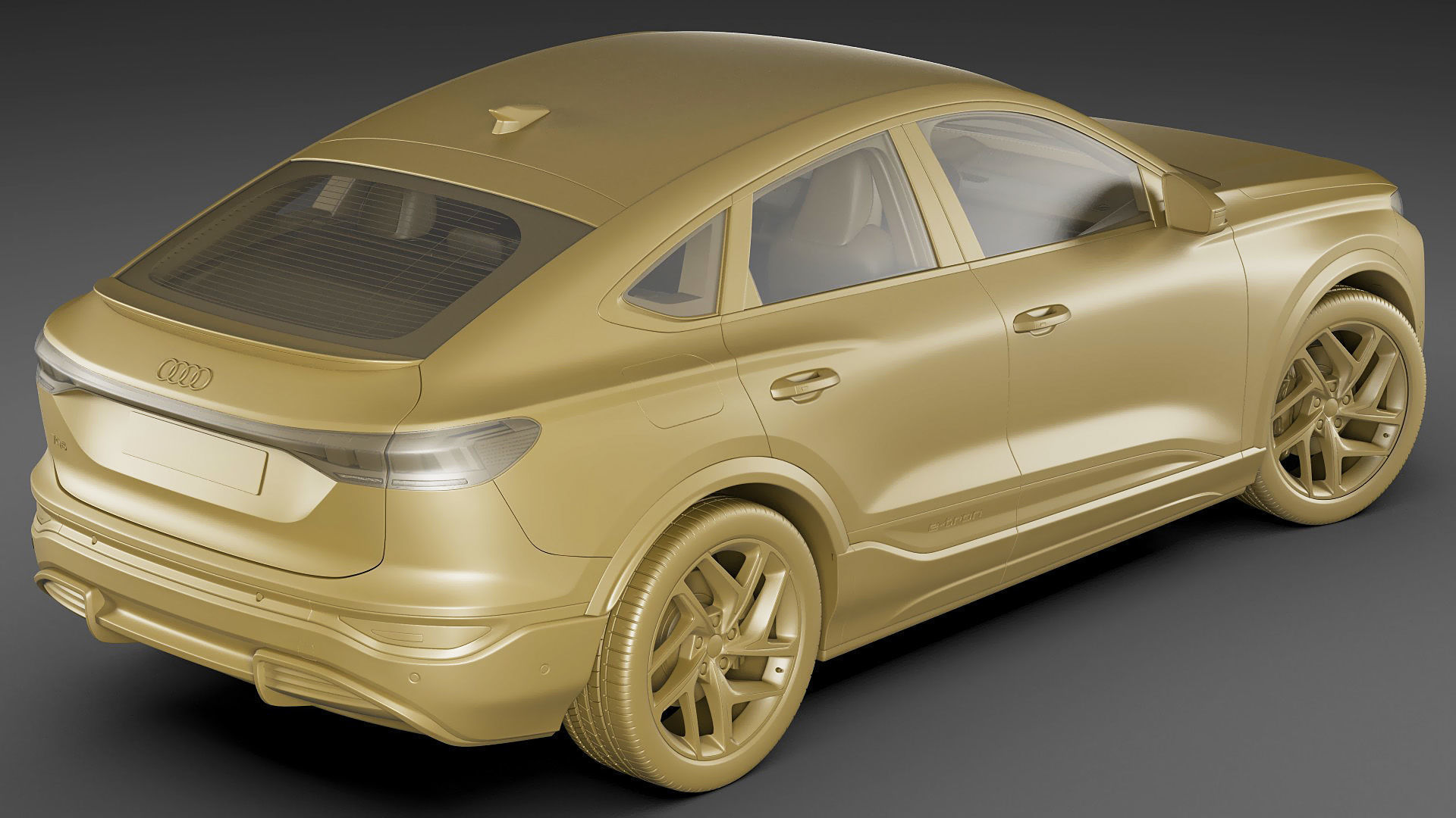Audi Q6 Sportback  e-tron 2025 3D model_30