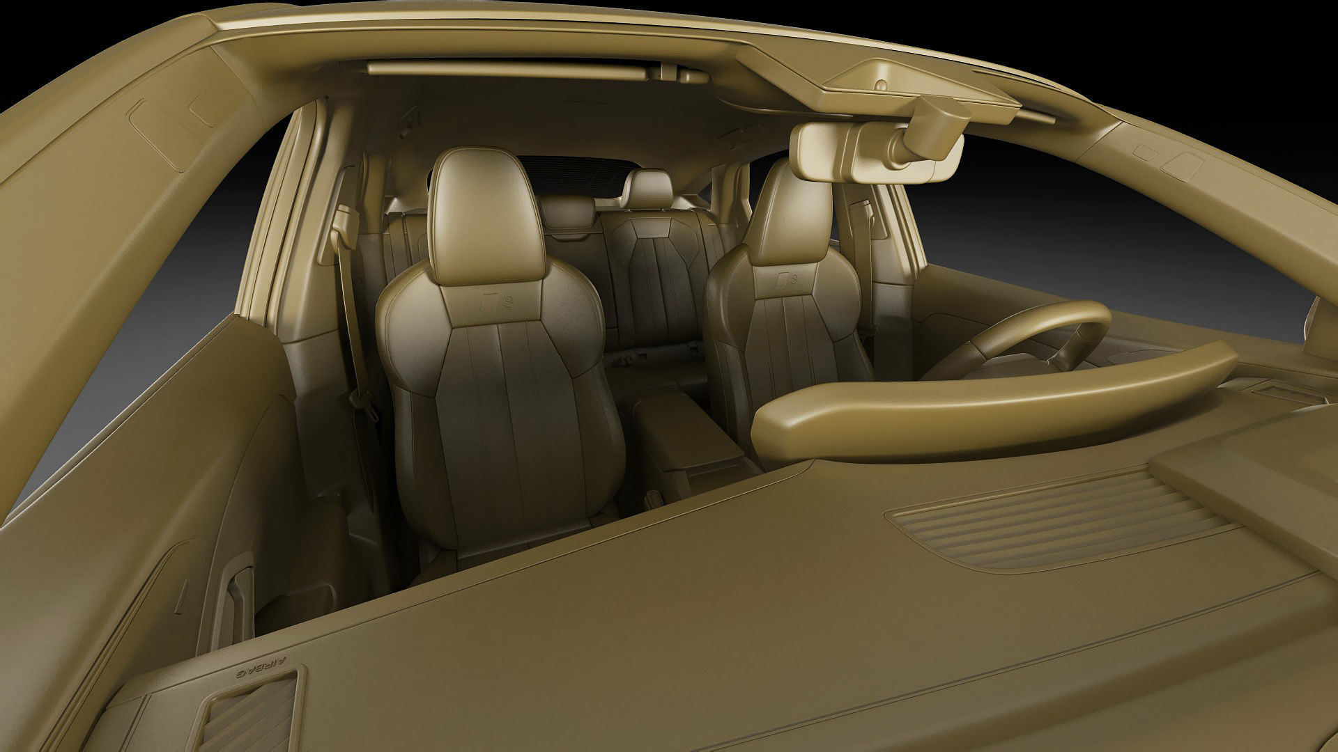 Audi Q6 Sportback  e-tron 2025 3D model_34