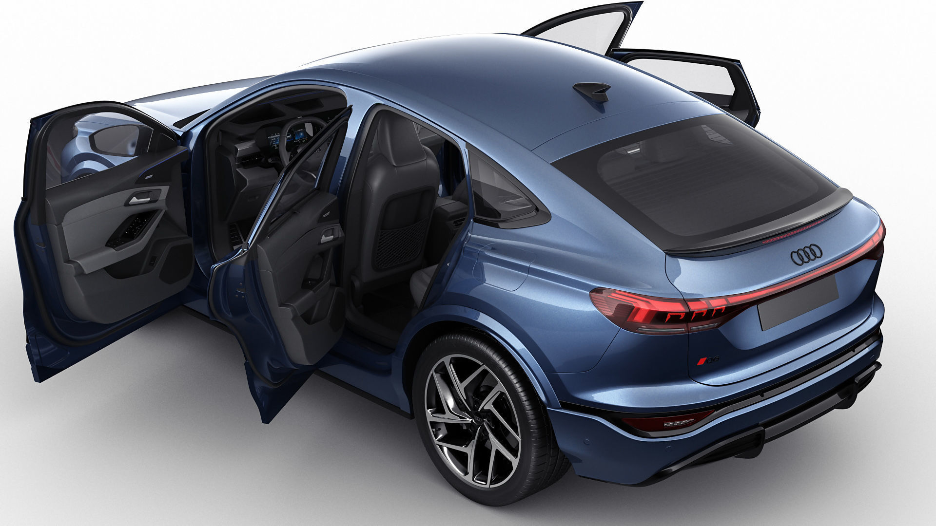 Audi Q6 Sportback  e-tron 2025 3D model_2