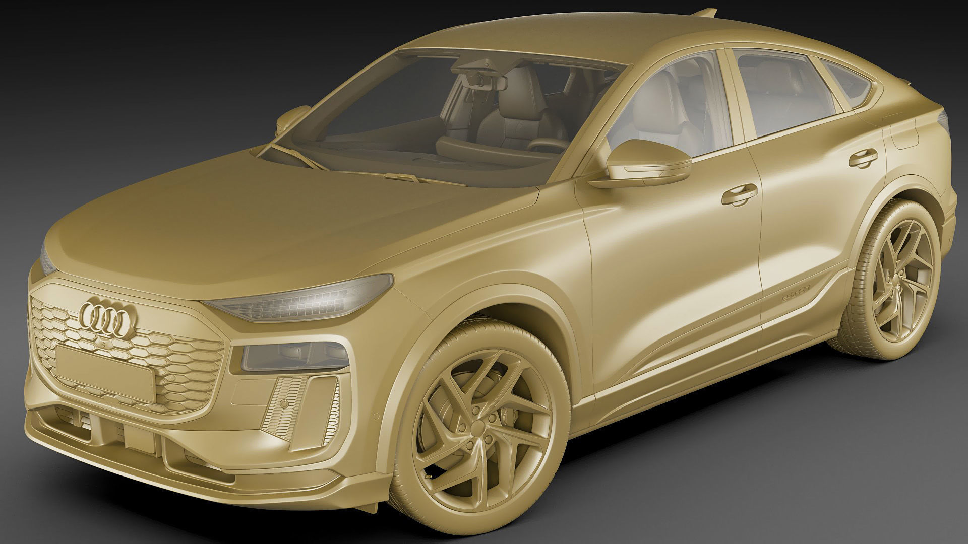 Audi Q6 Sportback  e-tron 2025 3D model_29