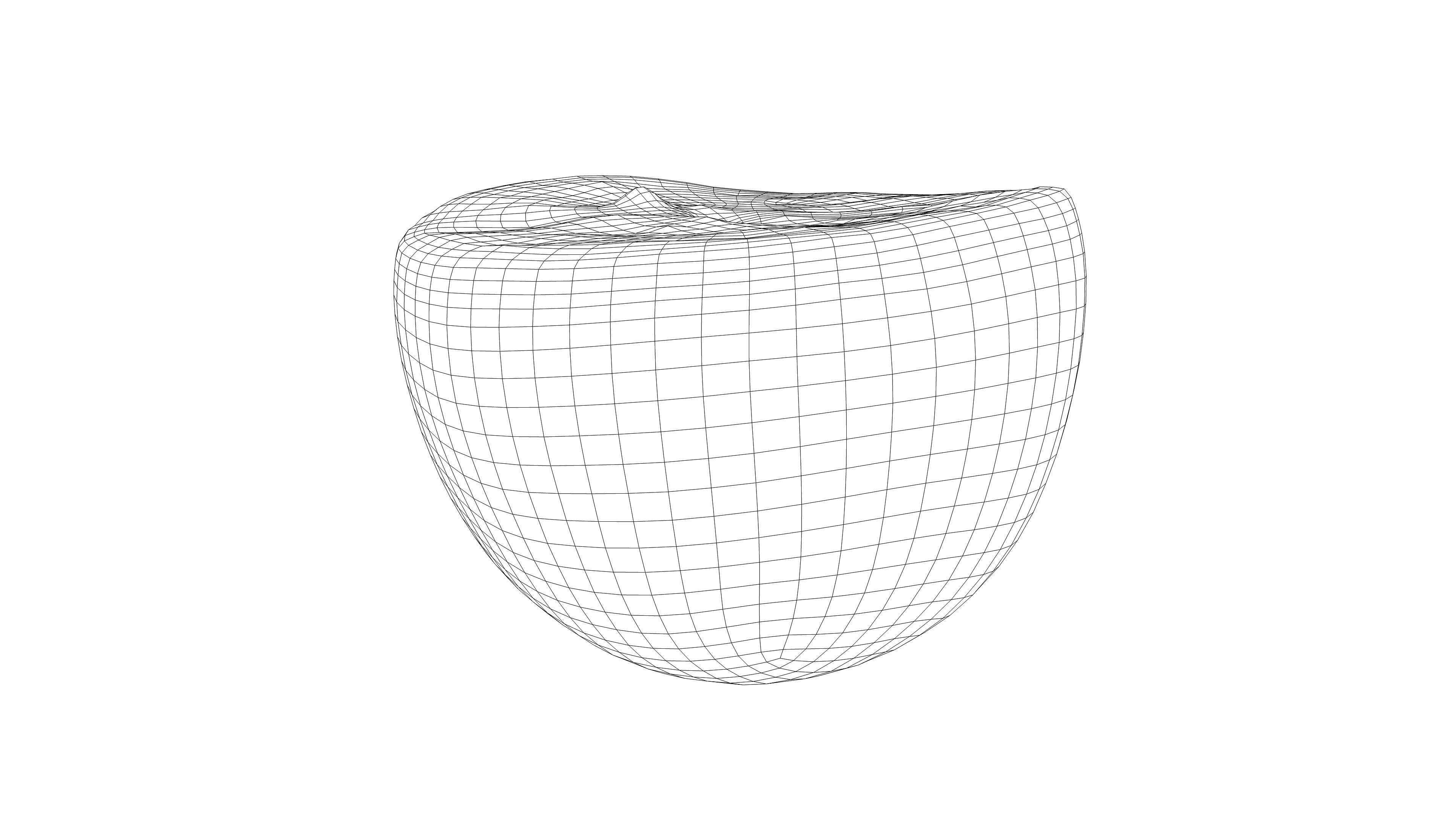 Photorealistic 3D scan of half an orange Low-poly 3D model_3