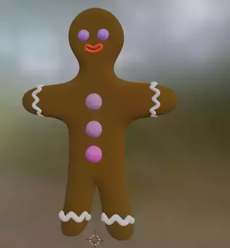 Gingerbread man cookie