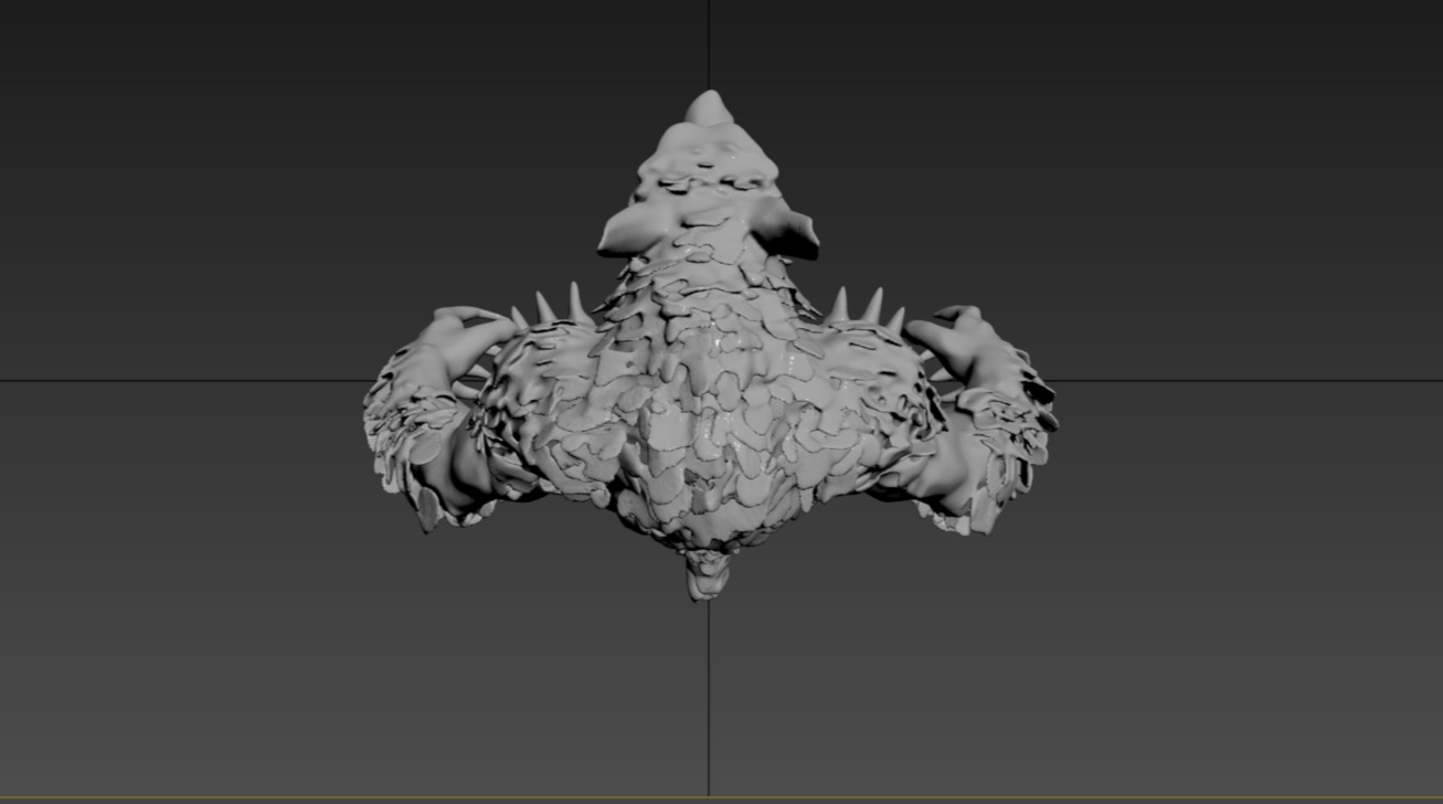 Werewolf Statue-3 3D print model_9