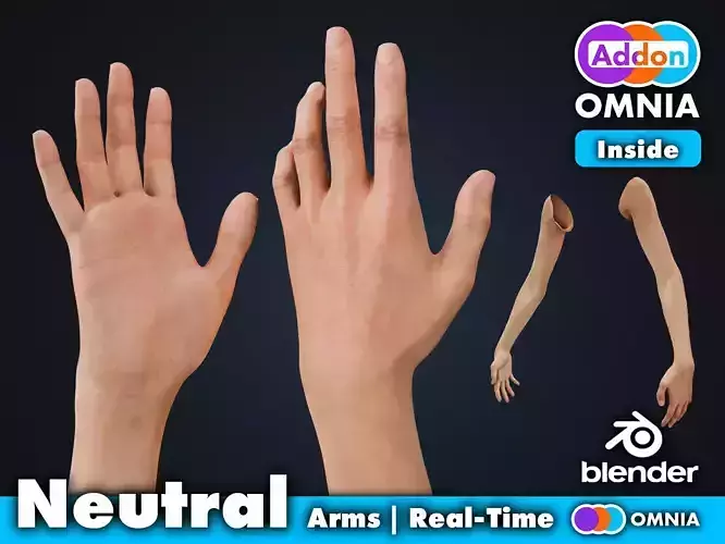 Realistic Neutral Arms - Real-Time Edition