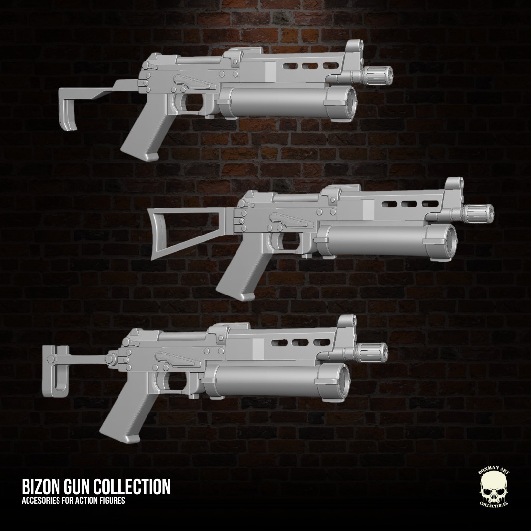 Bison Collection 3D printable files for Action Figures 3D print model_14