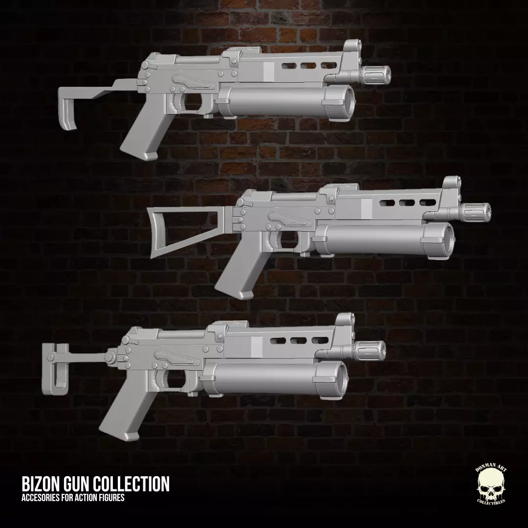 Bison Collection 3D printable files for Action Figures 3D print model_0