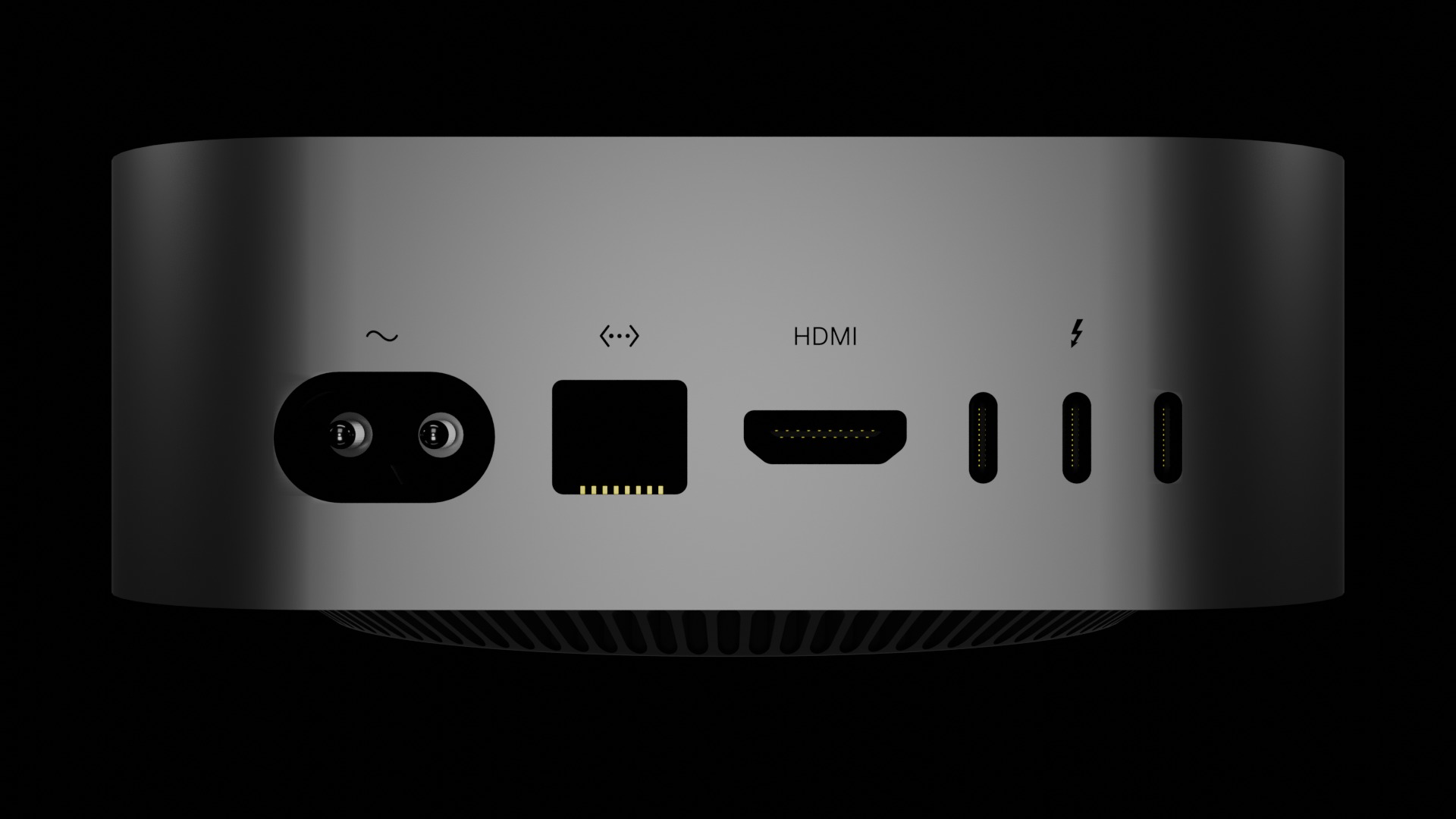 Mac mini m4 3D model_1