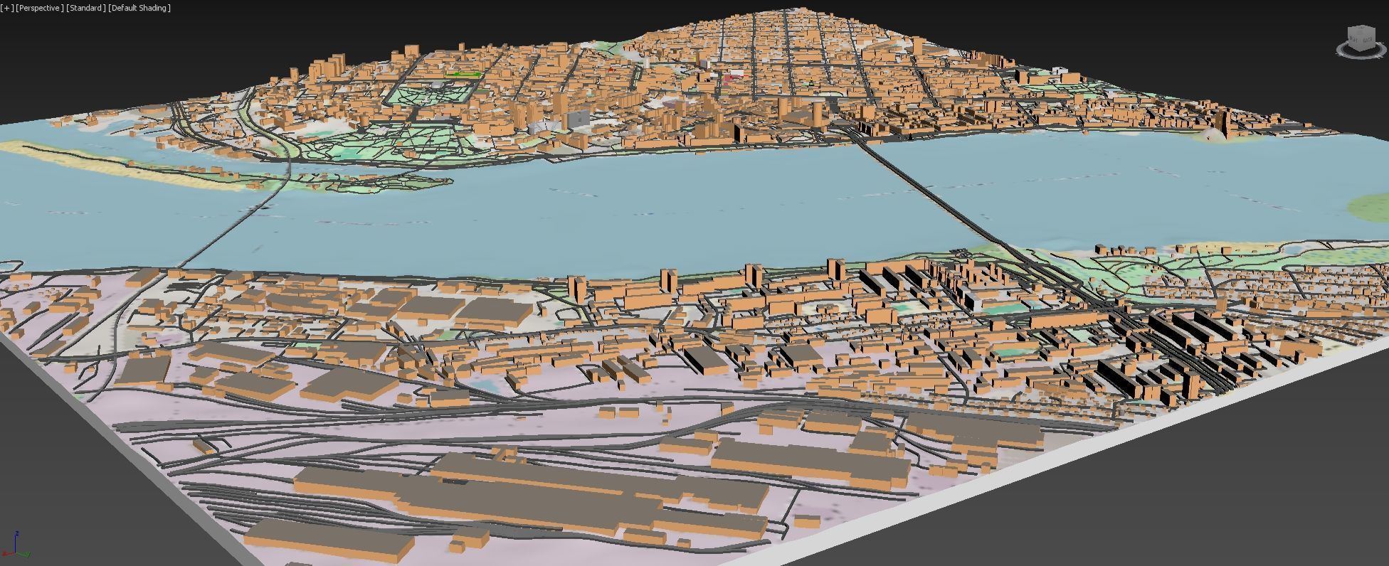 Cityscape Dnipro Ukraine 3D print model_16