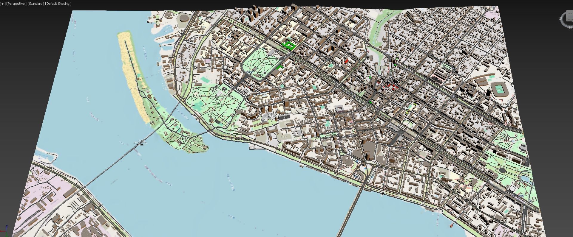 Cityscape Dnipro Ukraine 3D print model_17