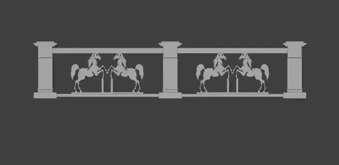 Balustrade 3D 3D print model