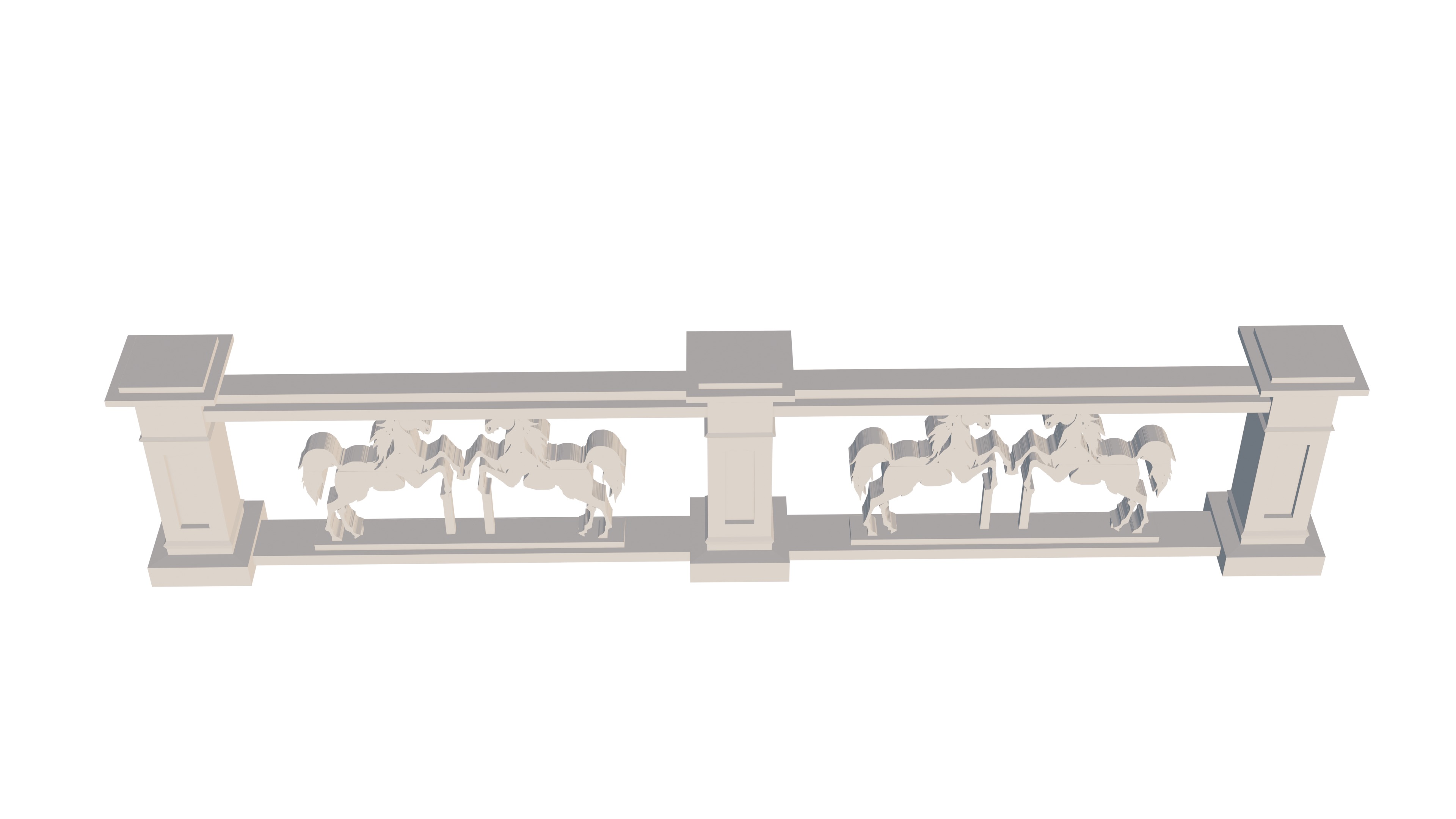 Balustrade 3D 3D print model_3