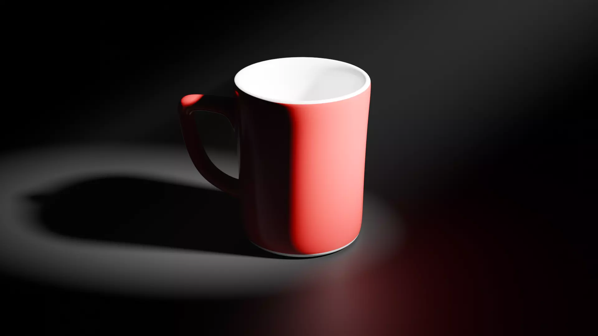 Coffee Mug Game Ready Quad and Triangulated Low-poly 3D model_0