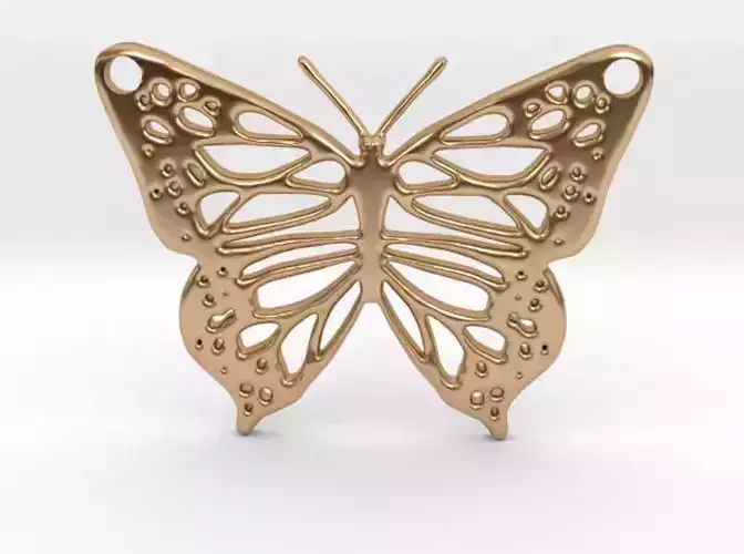 Butterfly Pendant 3D print model