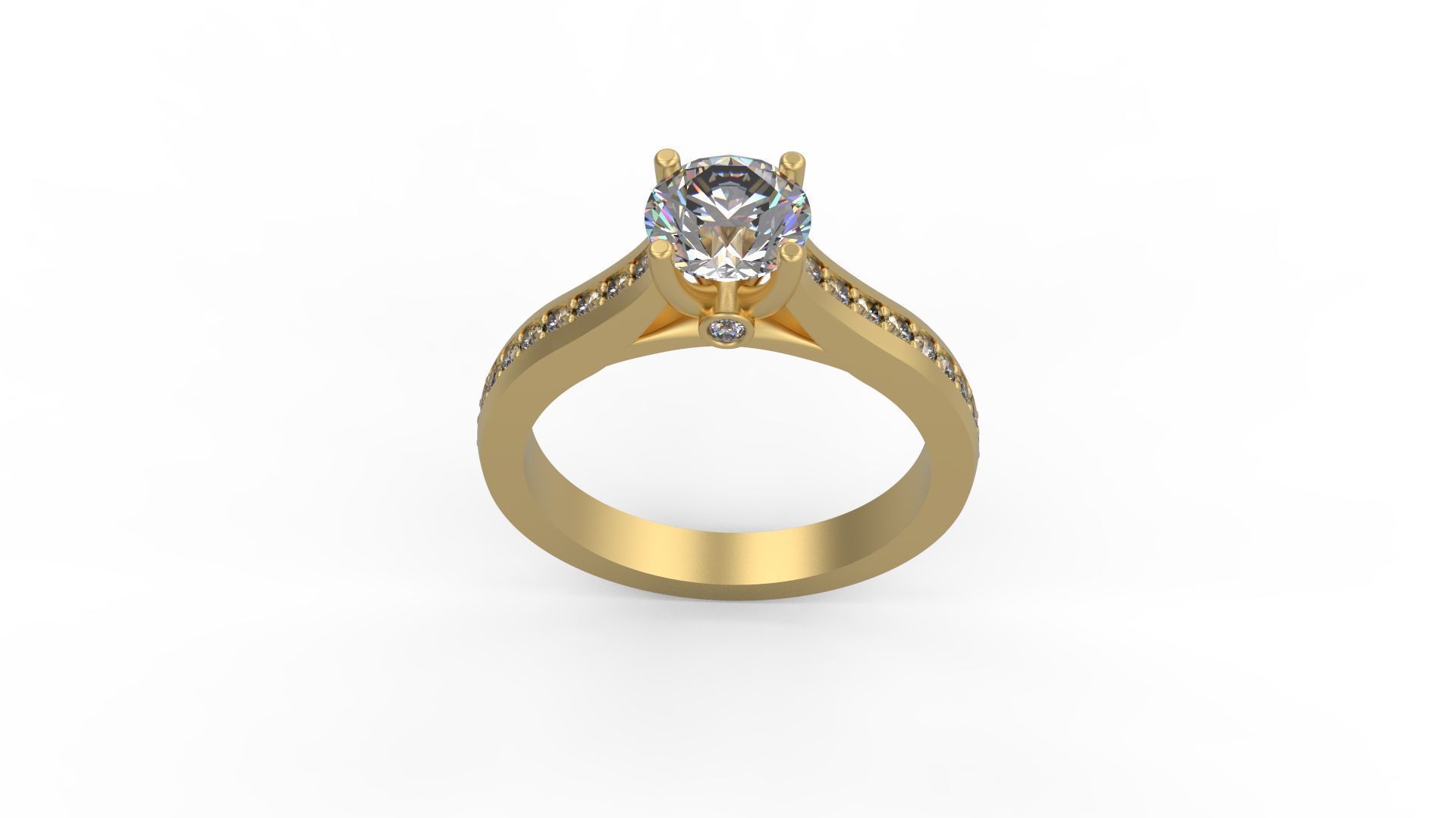 Woman Solitaire 535 3D print model_3