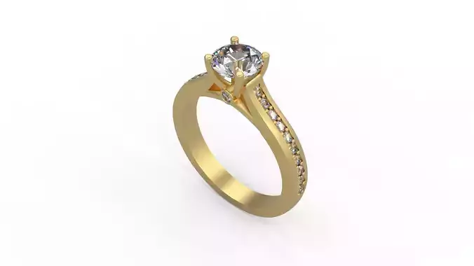 Woman Solitaire 535 3D print model