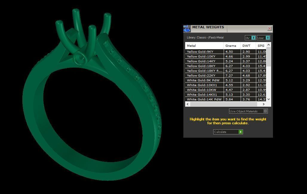 Woman Solitaire 535 3D print model_5
