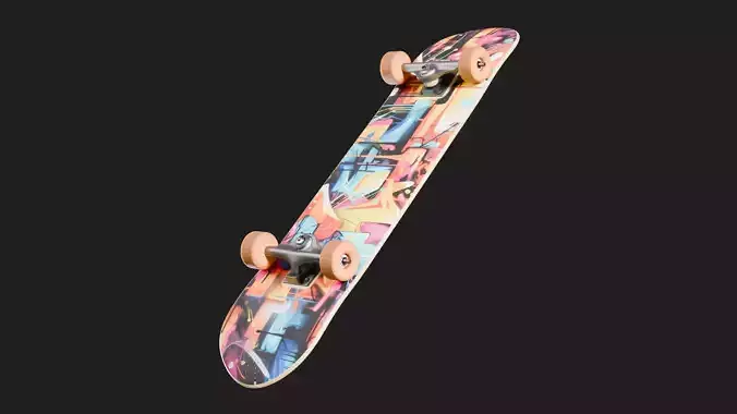 SkateBoard 3D model 
