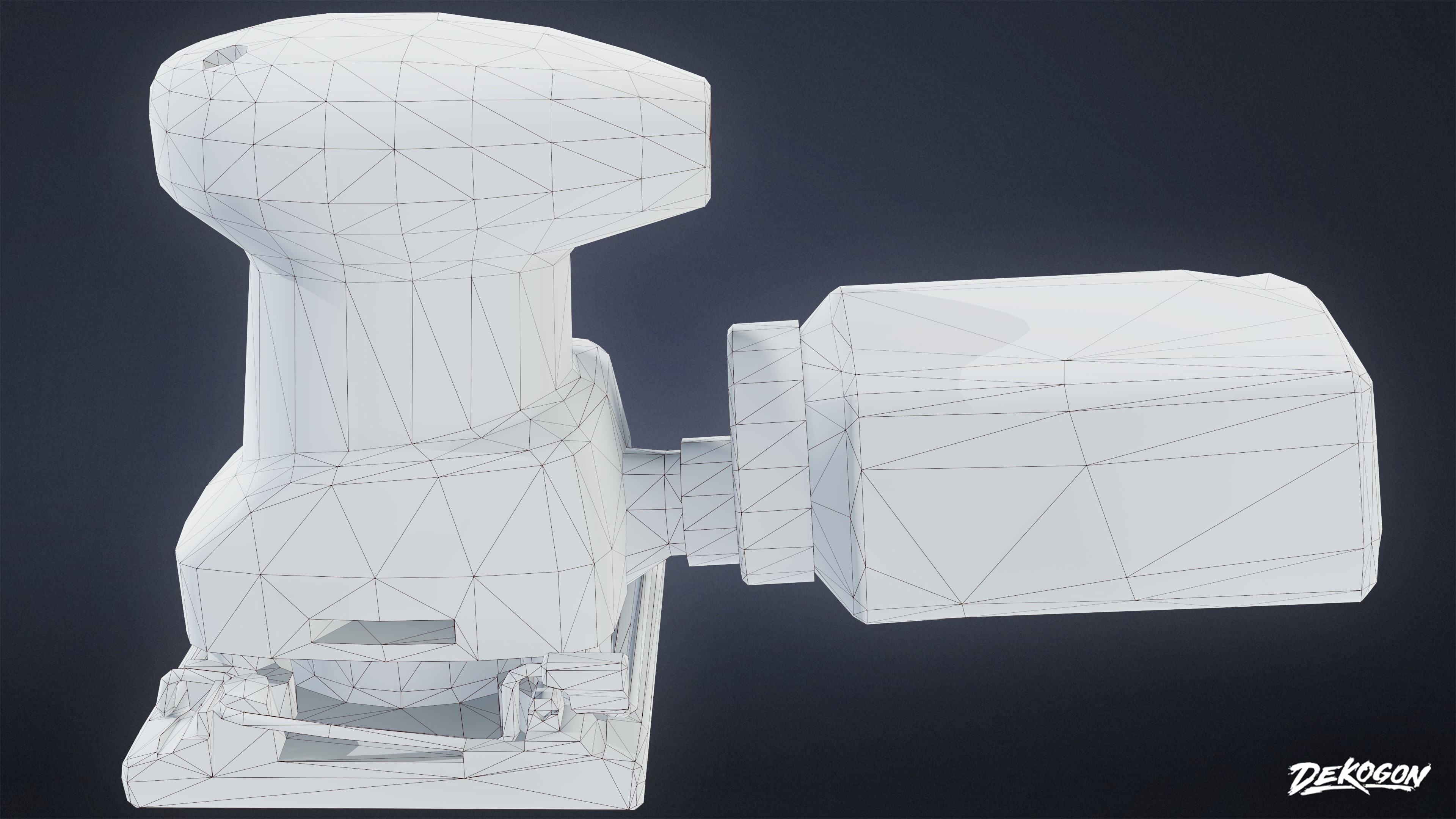 CONSTRUCTION - Sander 01 - LOW POLY Low-poly 3D model_8