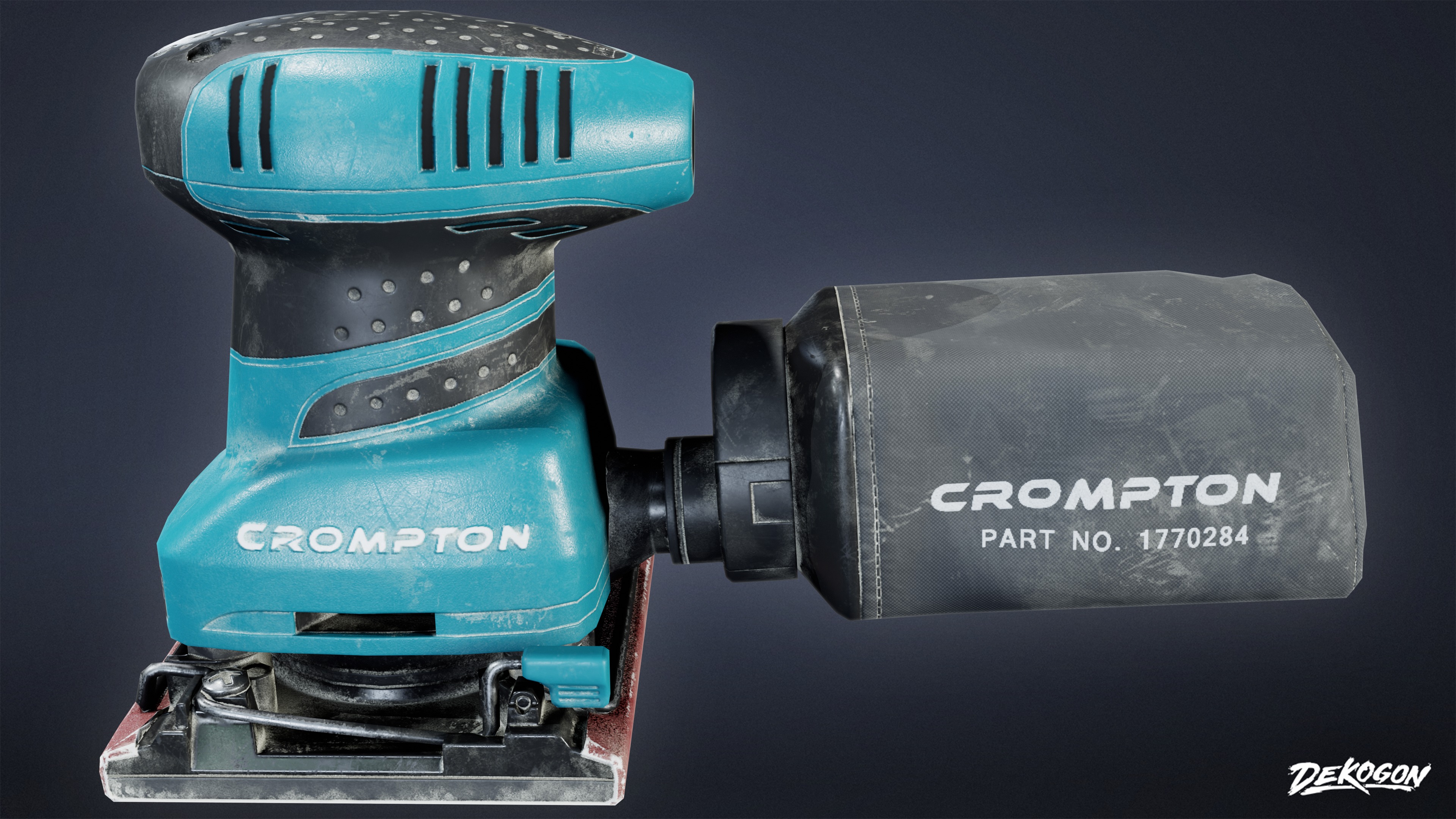 CONSTRUCTION - Sander 01 - LOW POLY Low-poly 3D model_1