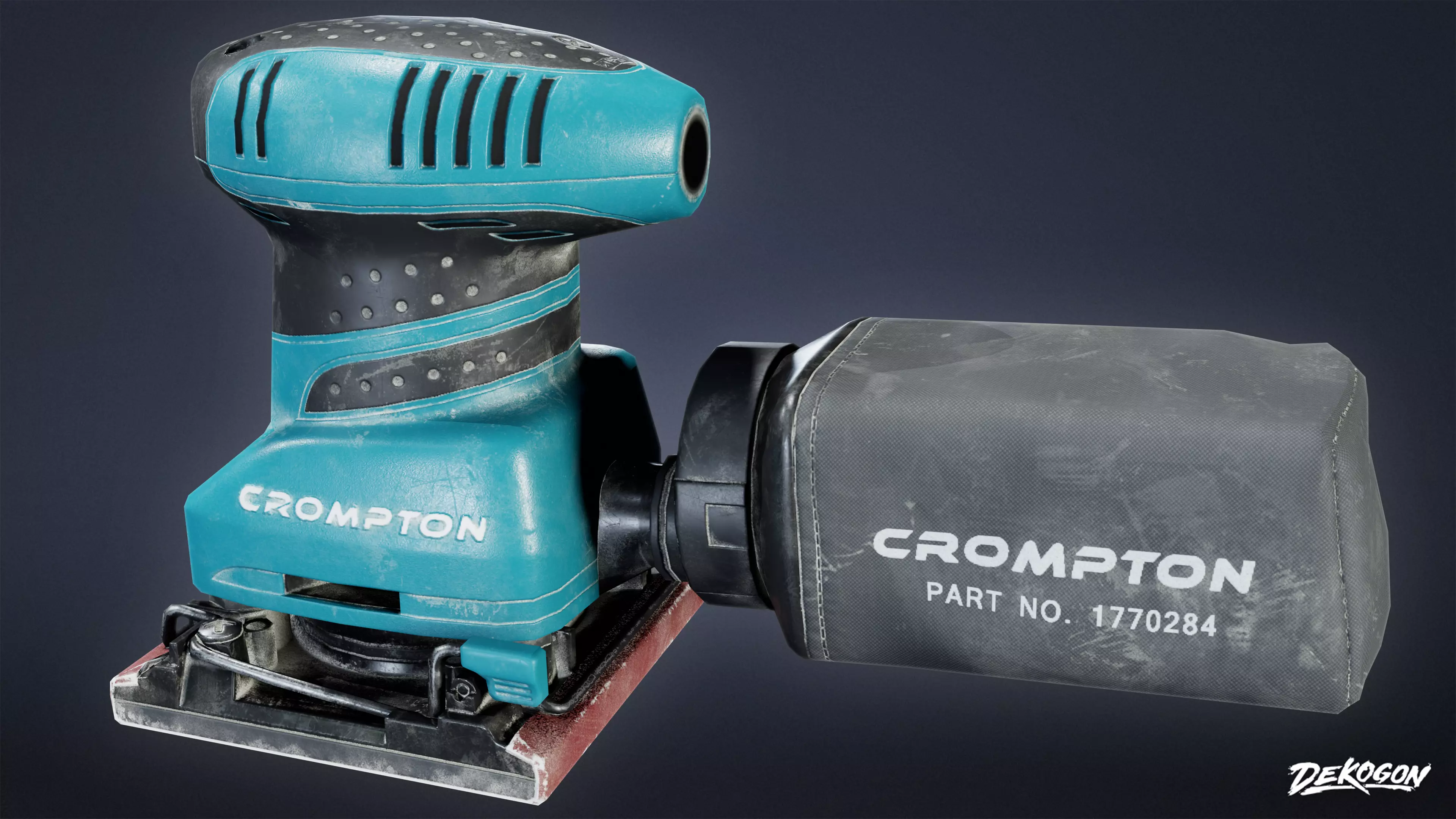 CONSTRUCTION - Sander 01 - LOW POLY Low-poly 3D model_0