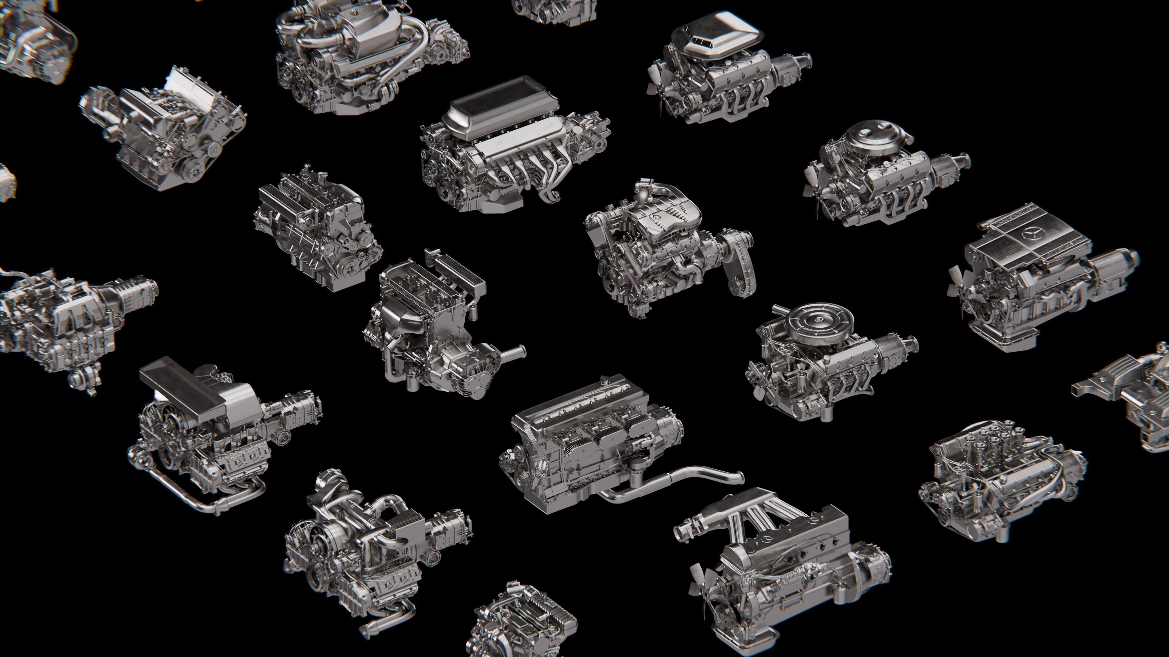 3D CAR ENGINE PACK  3D model_14